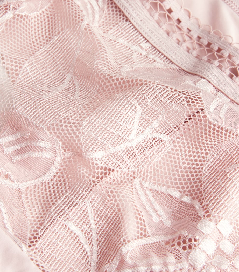 Maison Lejaby Womens Lace Songe Shorty Briefs Misty Rose Image 4