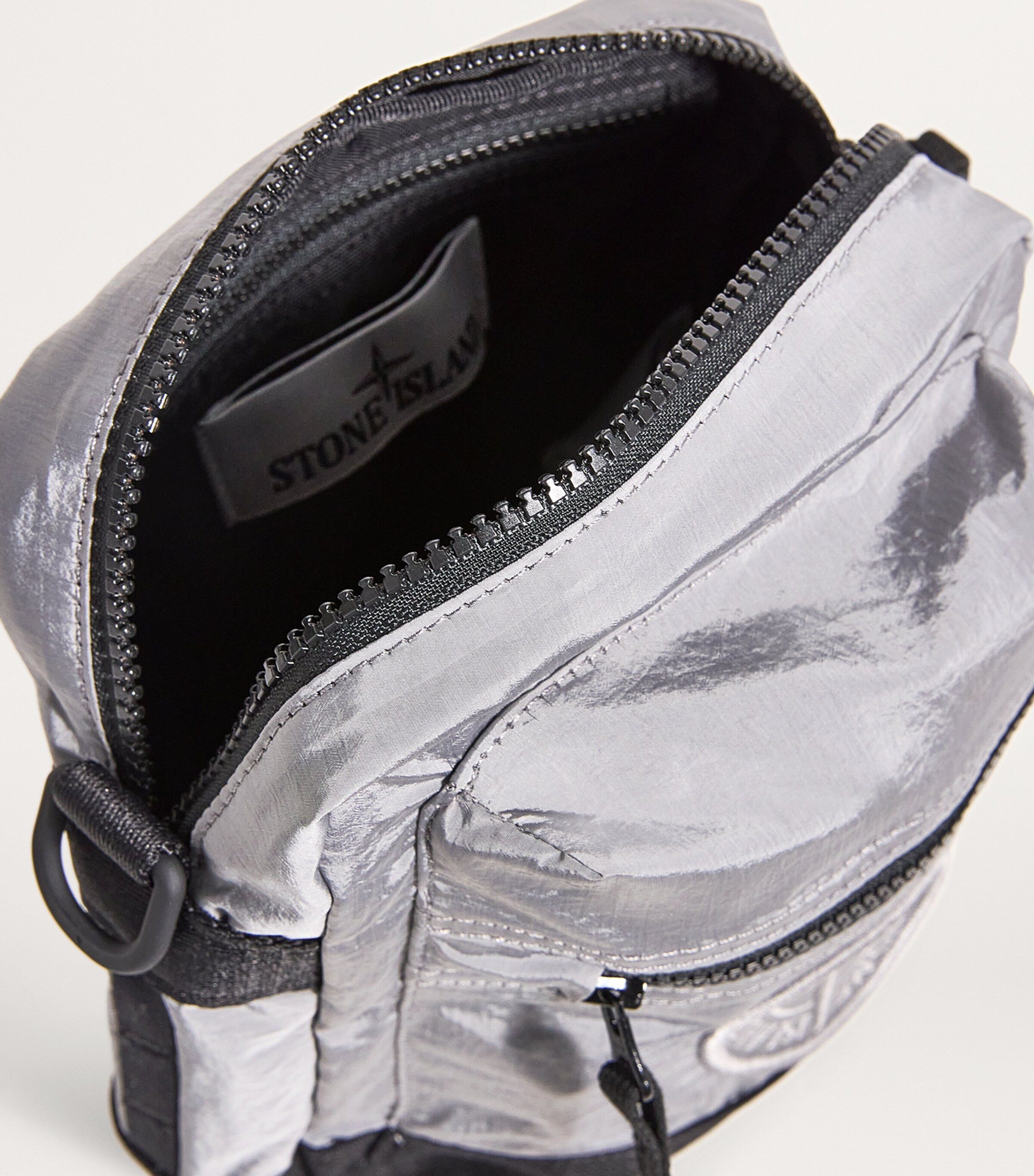 Stone Island Compass Cross-Body Bag Grey Image 4