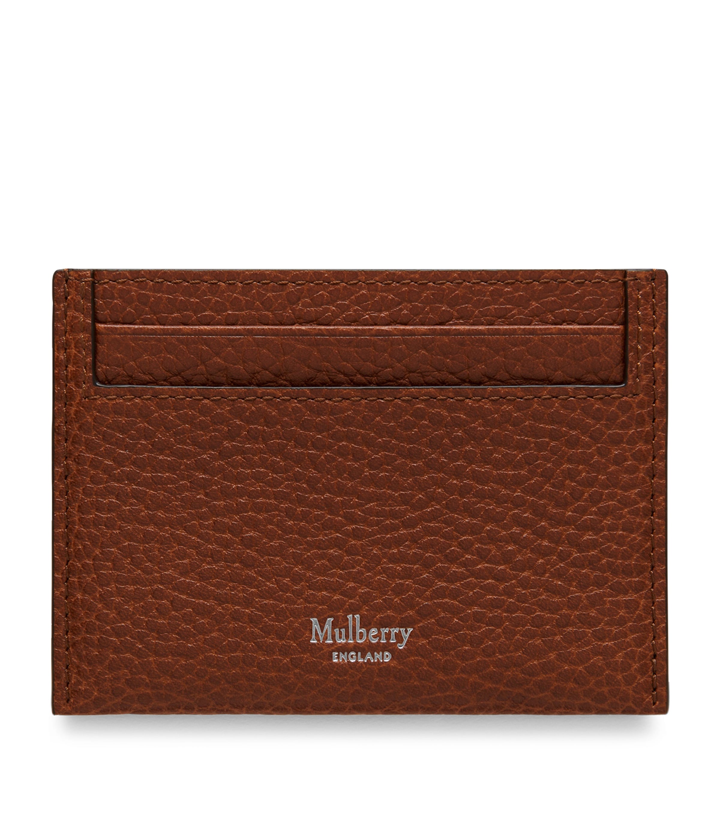 MULBERRY GRAINED LEATHER CARD HOLDER 