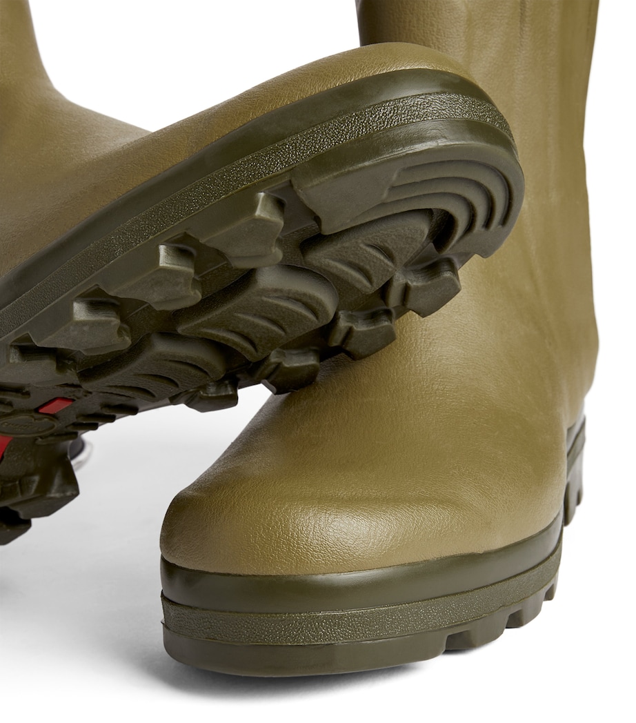 Leather-Lined Chasseur Wellington Boots VERT VIERZON B200 Image 6