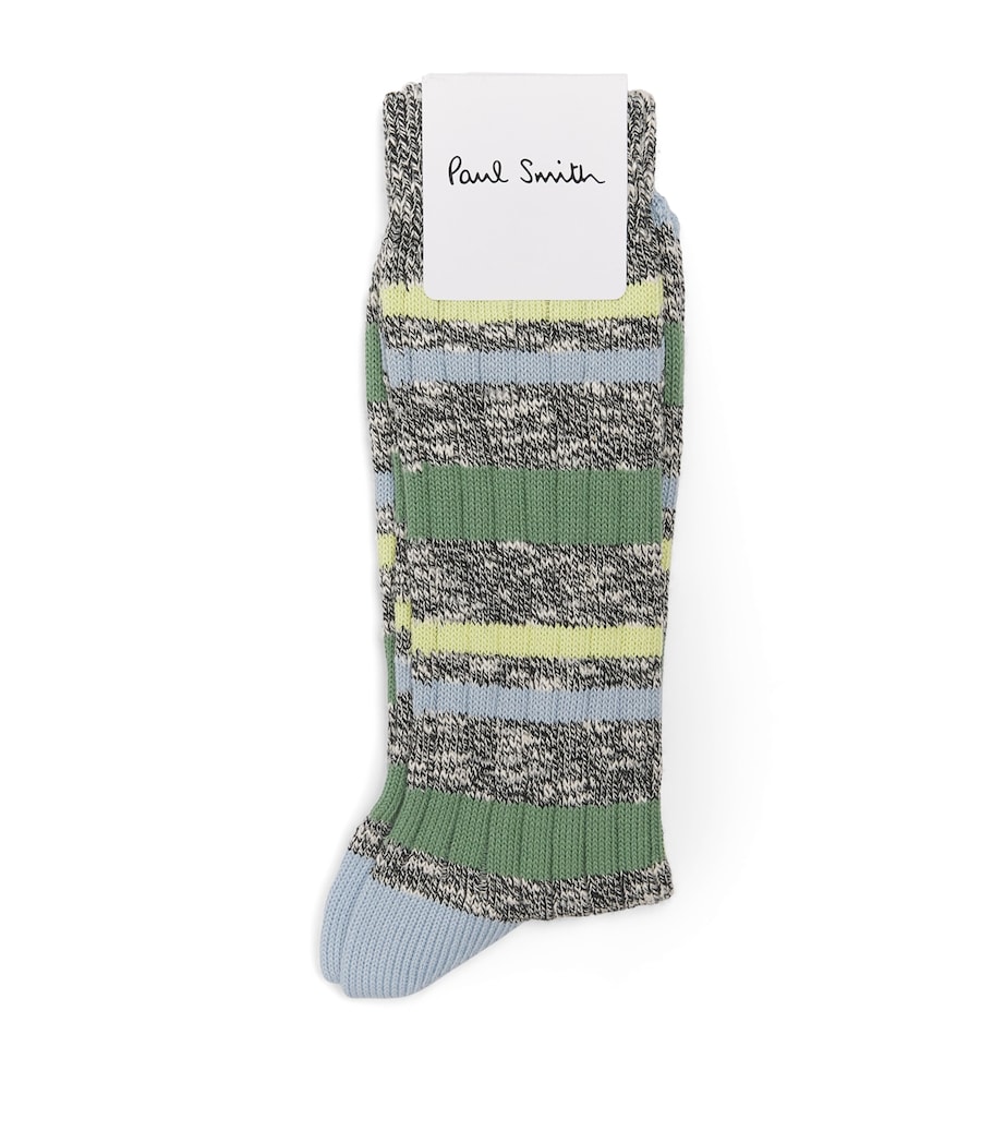 Paul Smith Mens Chunky Stripe Socks Image 1