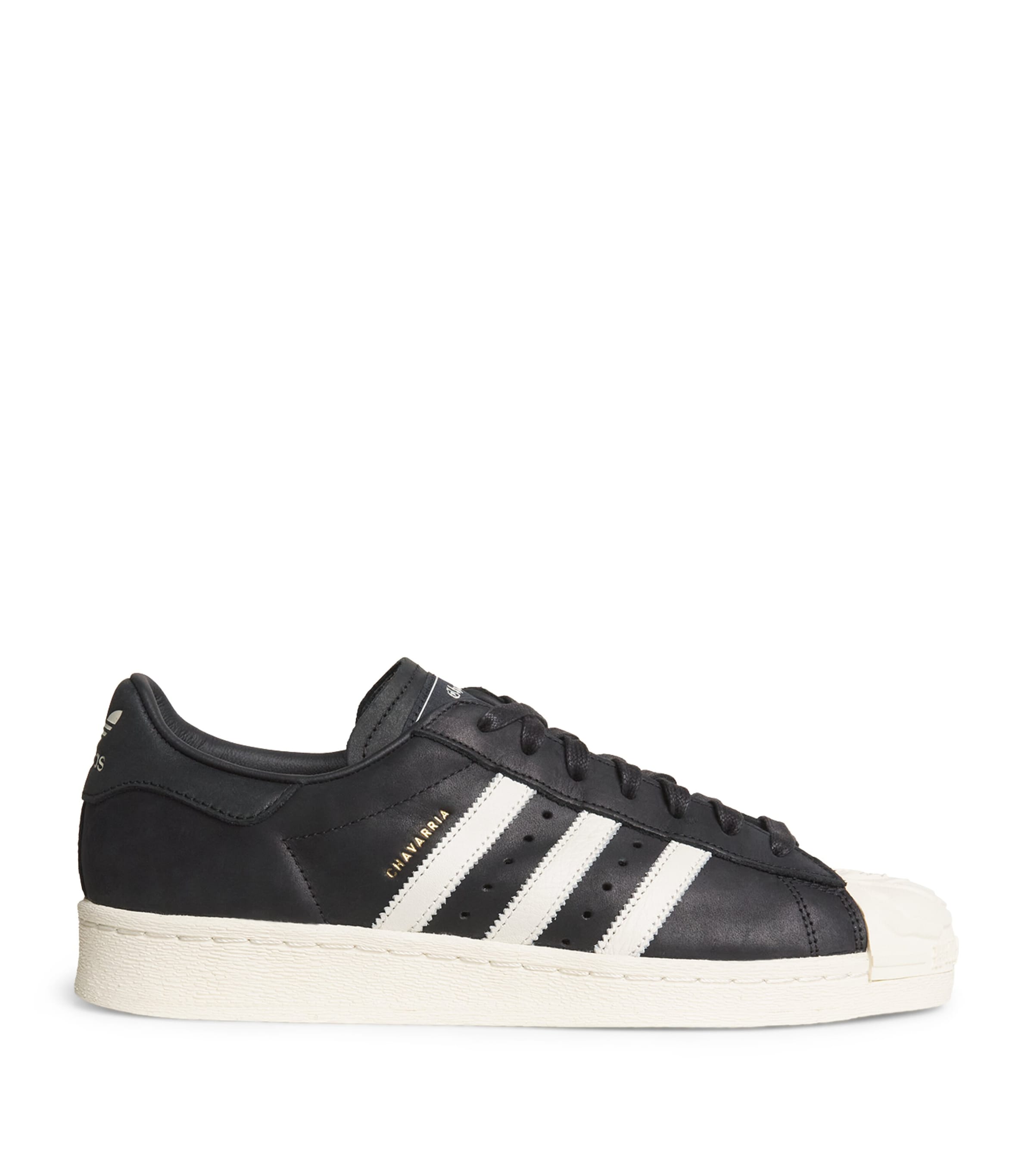 Willy Chavarria x adidas Originals Superstar Sneakers Black/white/gold Image 1