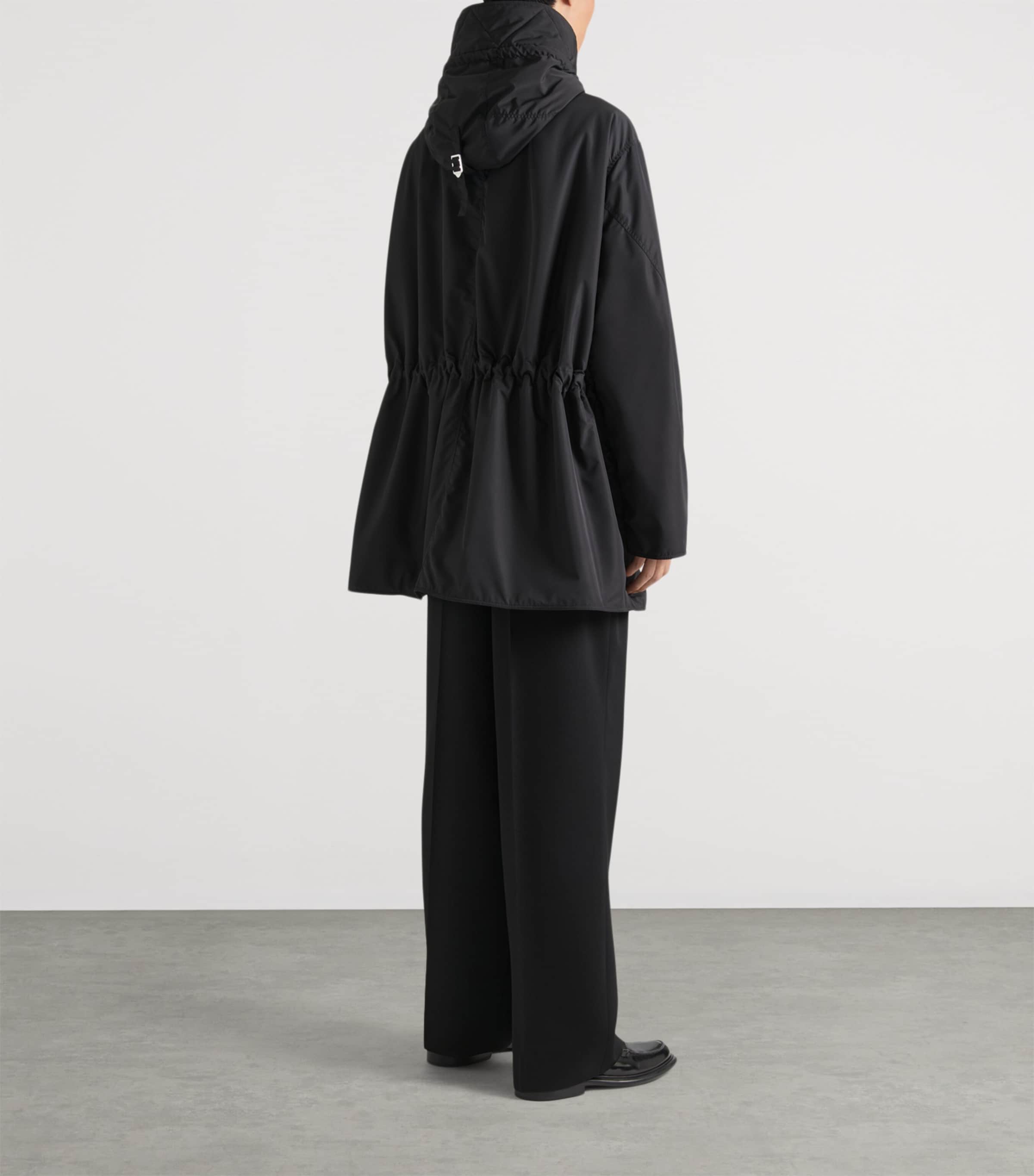 Formal Parka Coat BLACK Image 3