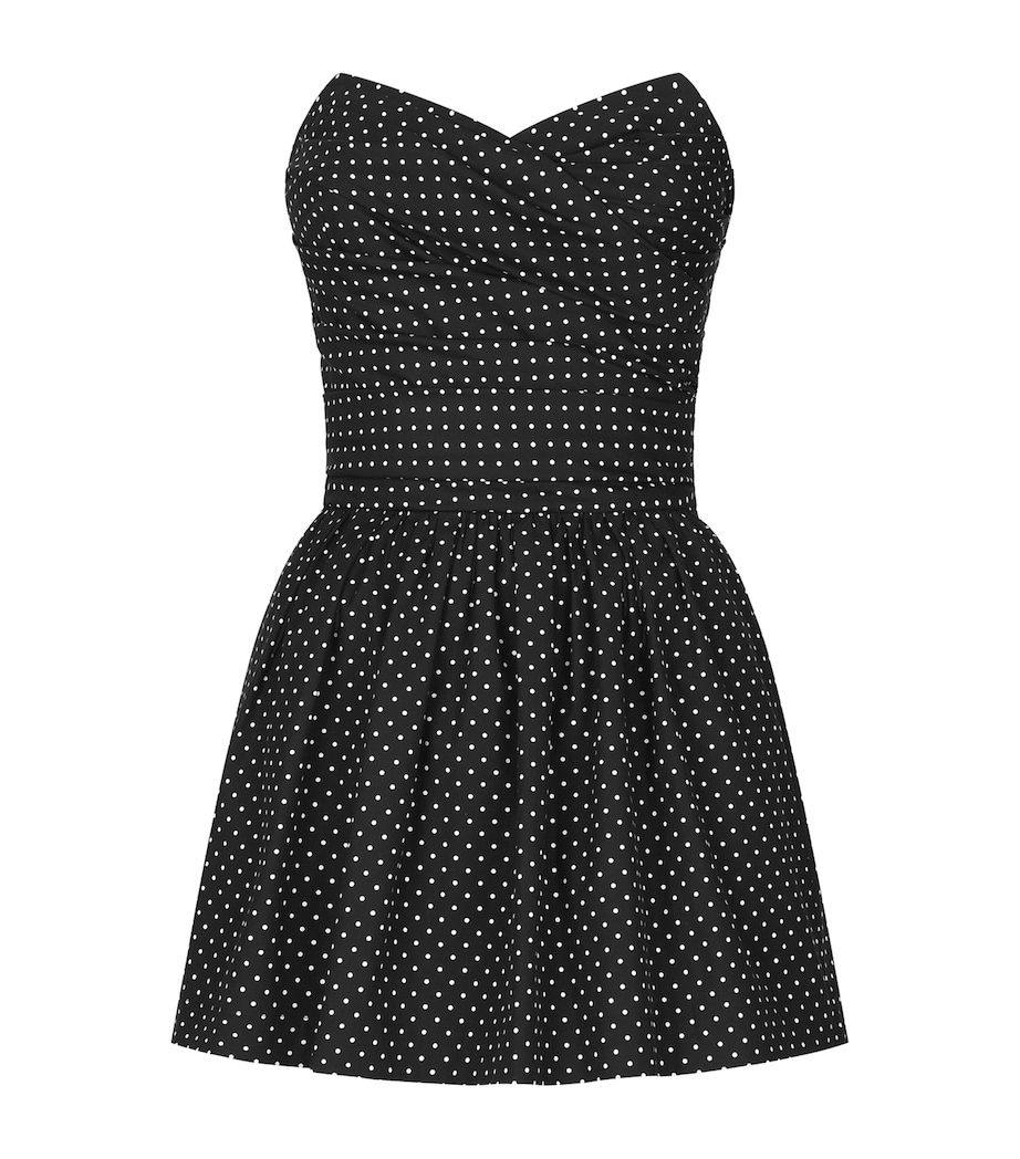 Strapless Polka-Dot Mini Dress HNZOW-POIS PICC Image 1