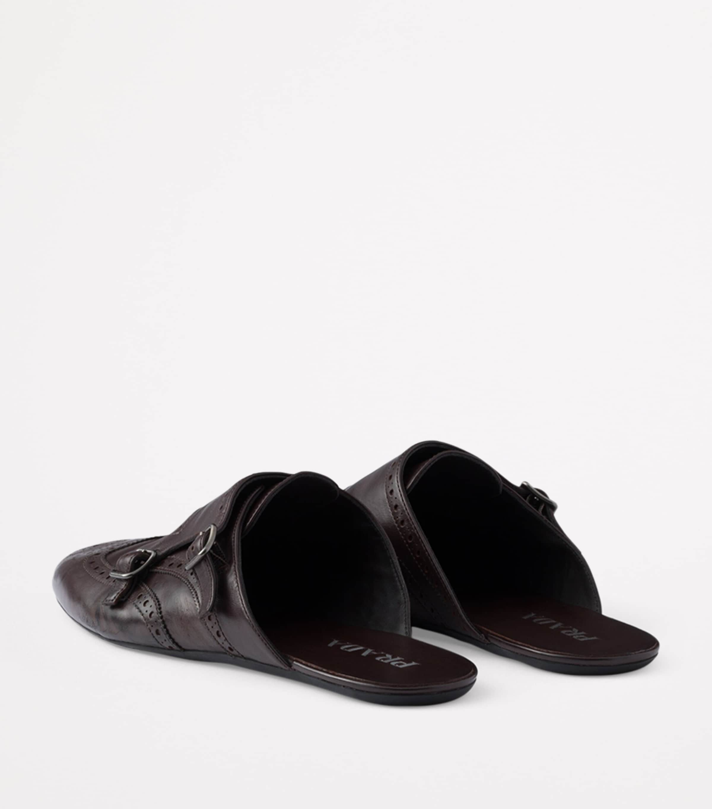 Calfskin Monk-Strap Mules F0192 Image 4