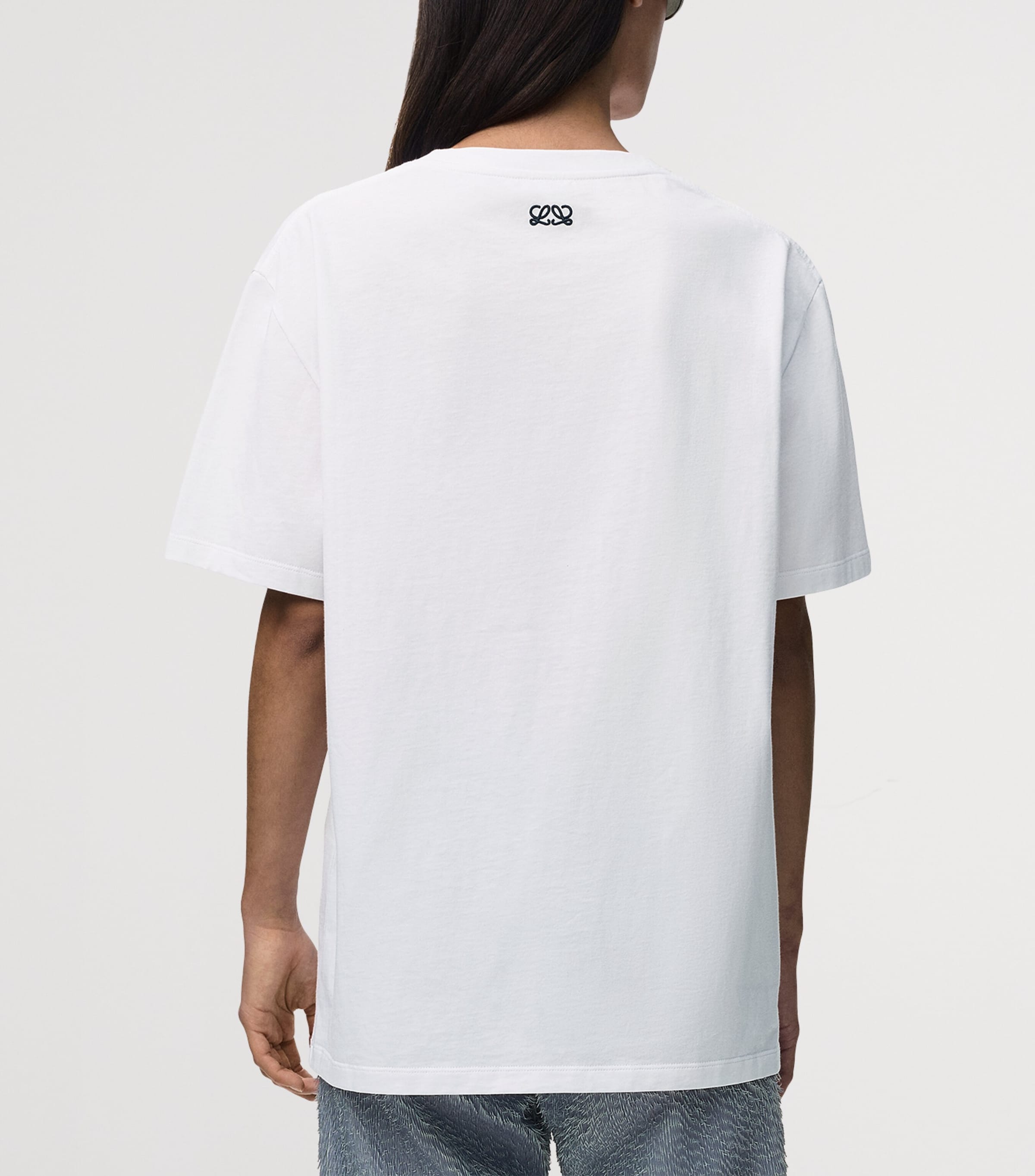 LOEWE White Logo Relaxed T-Shirt | Harrods US