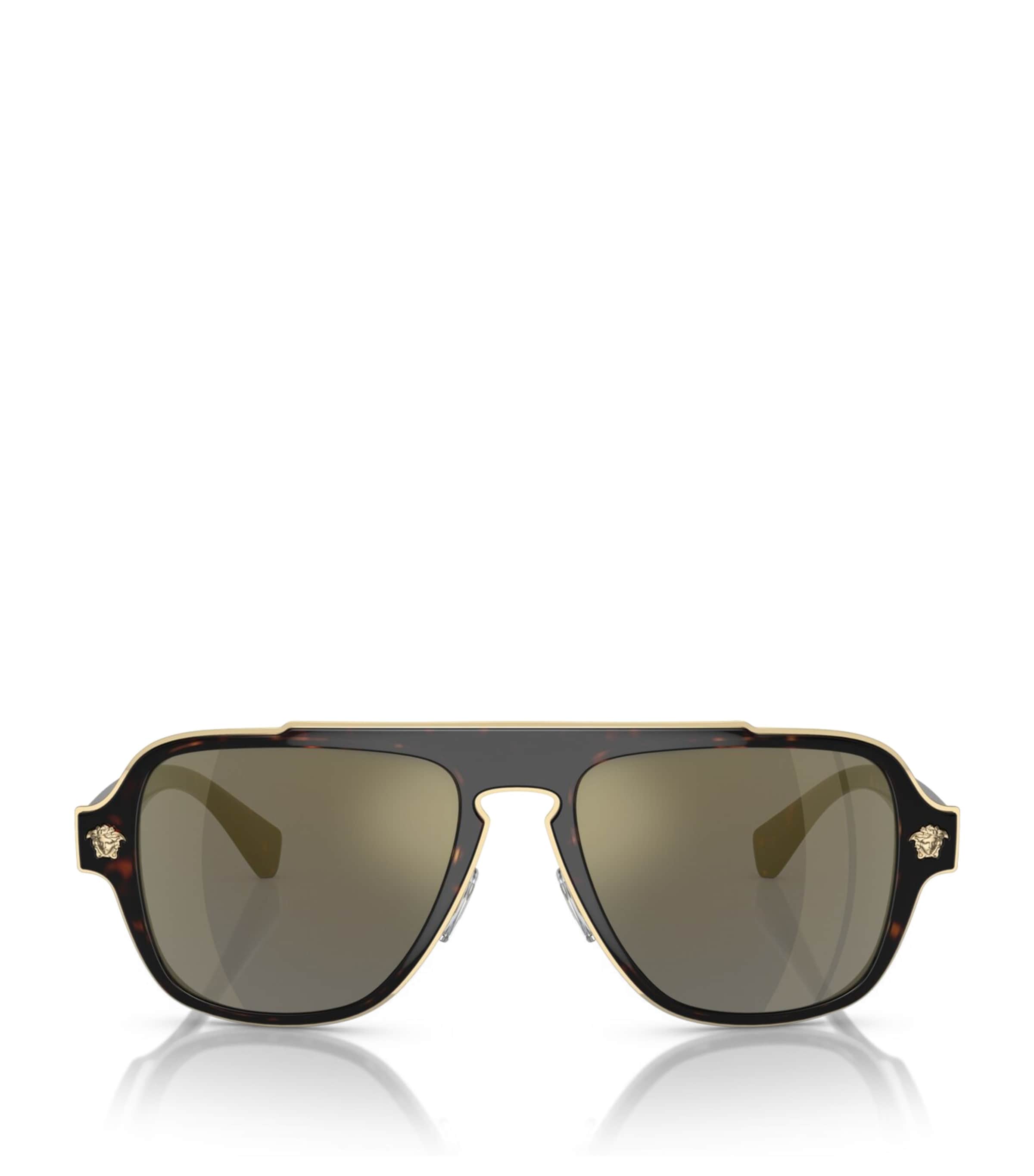Versace Metal 0ve2199 Sunglasses In Brown