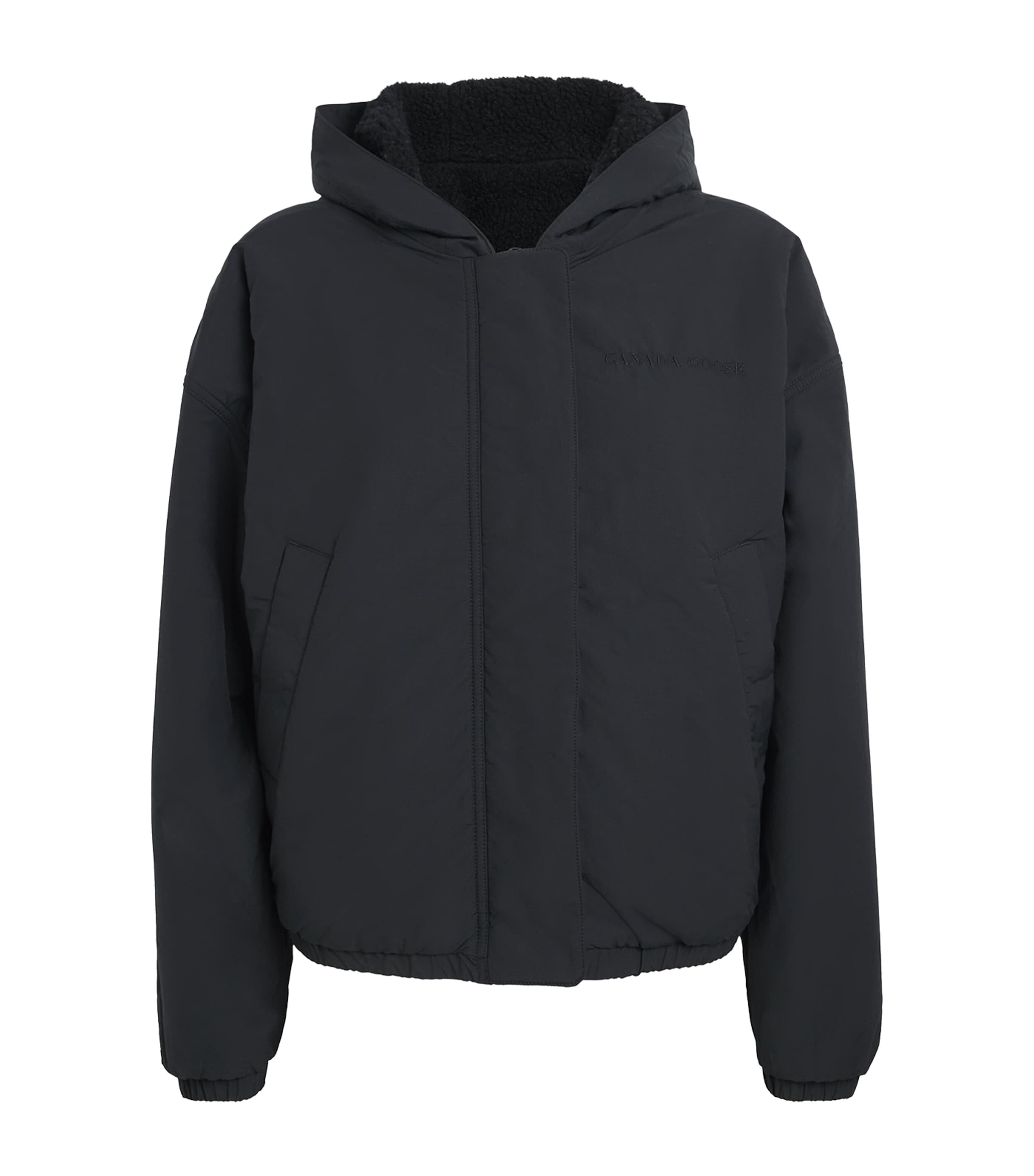 Canada Goose Reversible Alberni Bomber Jacket In Black