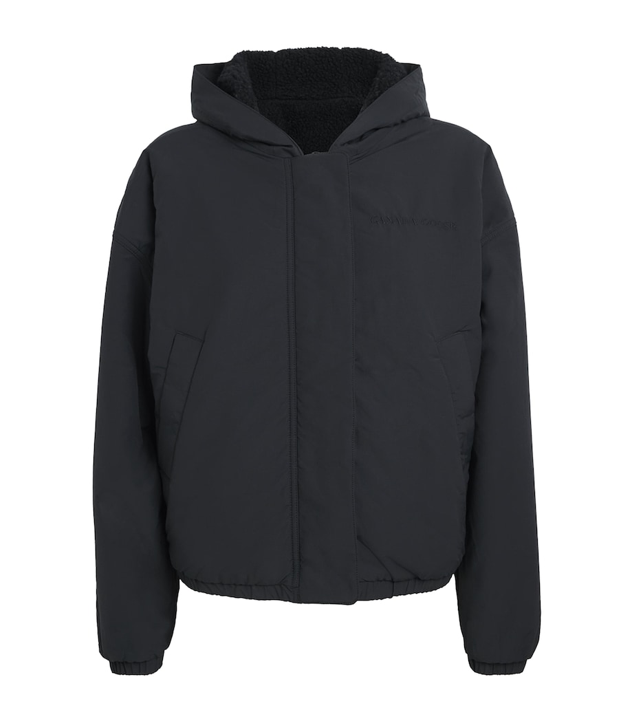 Reversible Alberni Bomber Jacket BLACK Image 1