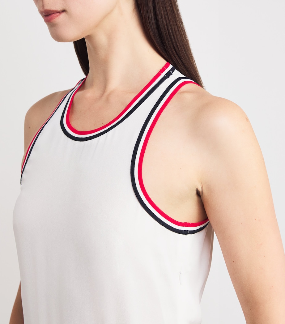 Phoebe Tennis Dress WHITE/NAVY/RED Image 4