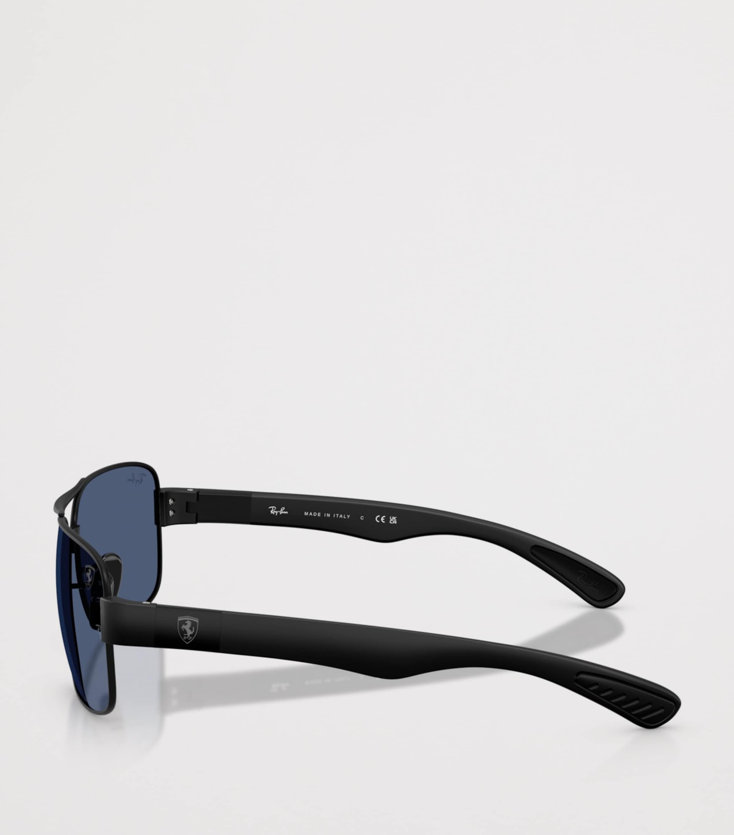 Ray-Ban RB3763M Scuderia Ferrari Collection Square Sunglasses Black Image 3