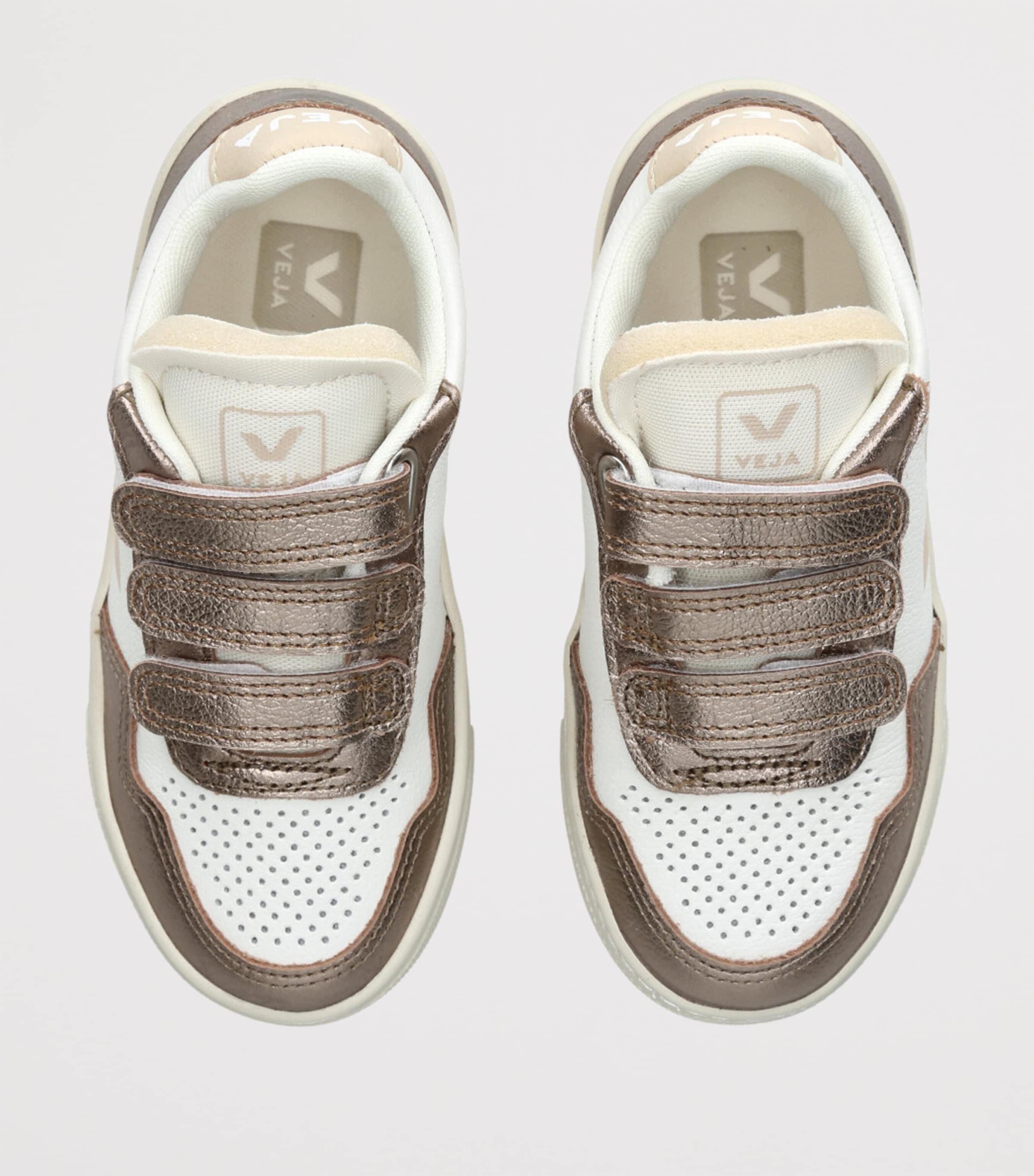 Leather V-90 Sneakers BRONZE COM Image 4