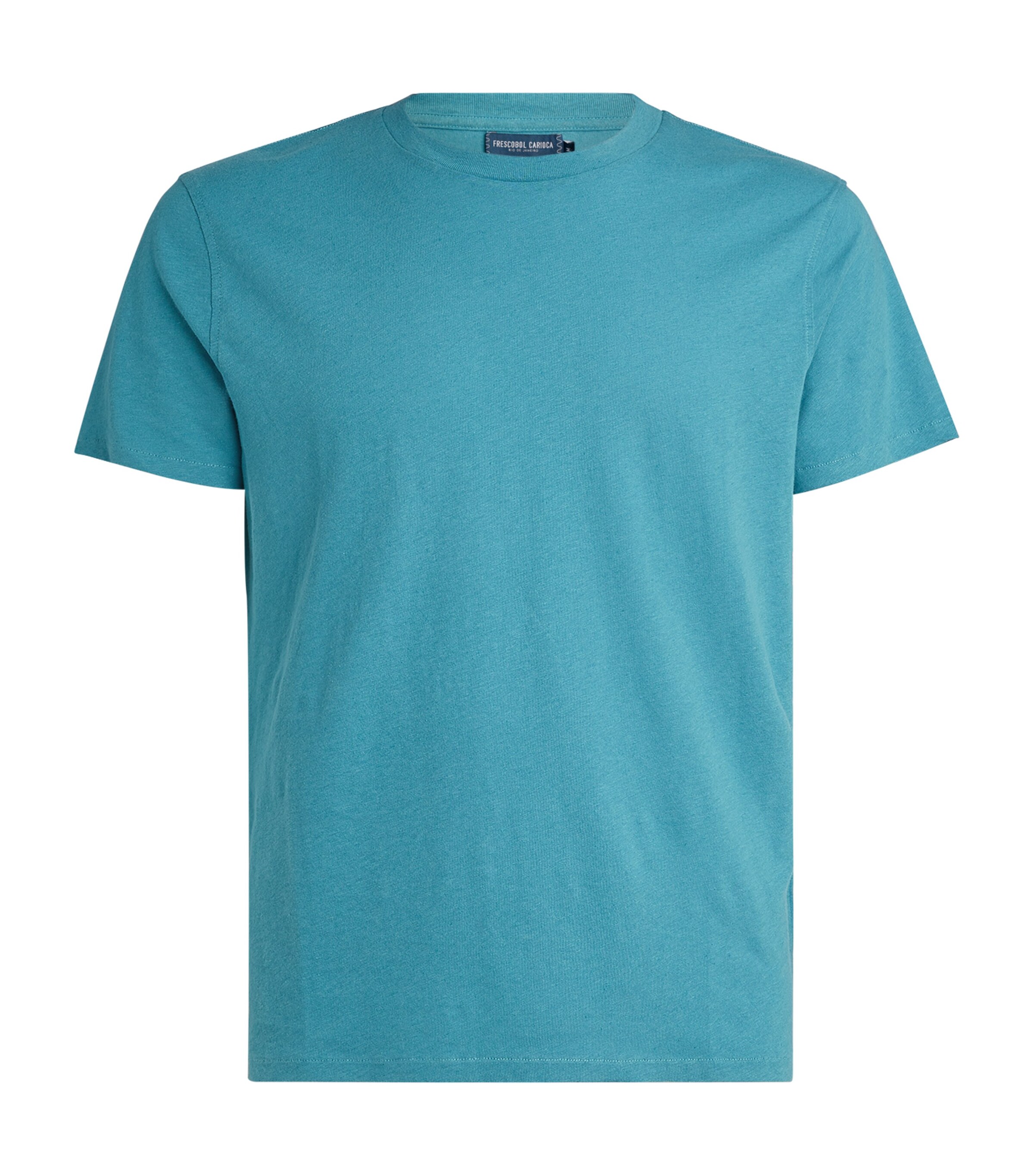 Cotton-Linen T-Shirt MIDNIGHT BLUE Image 2