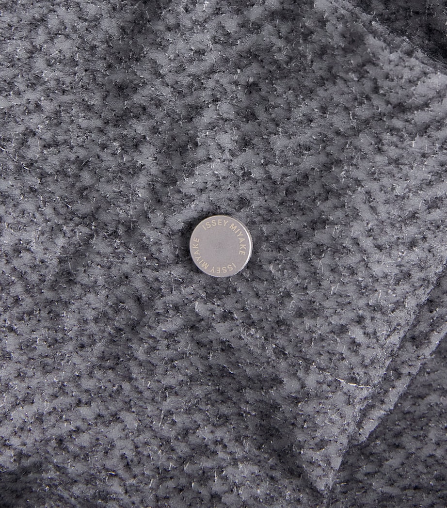 Issey Miyake Womens Textured Reflection Jacket Grey Image 6