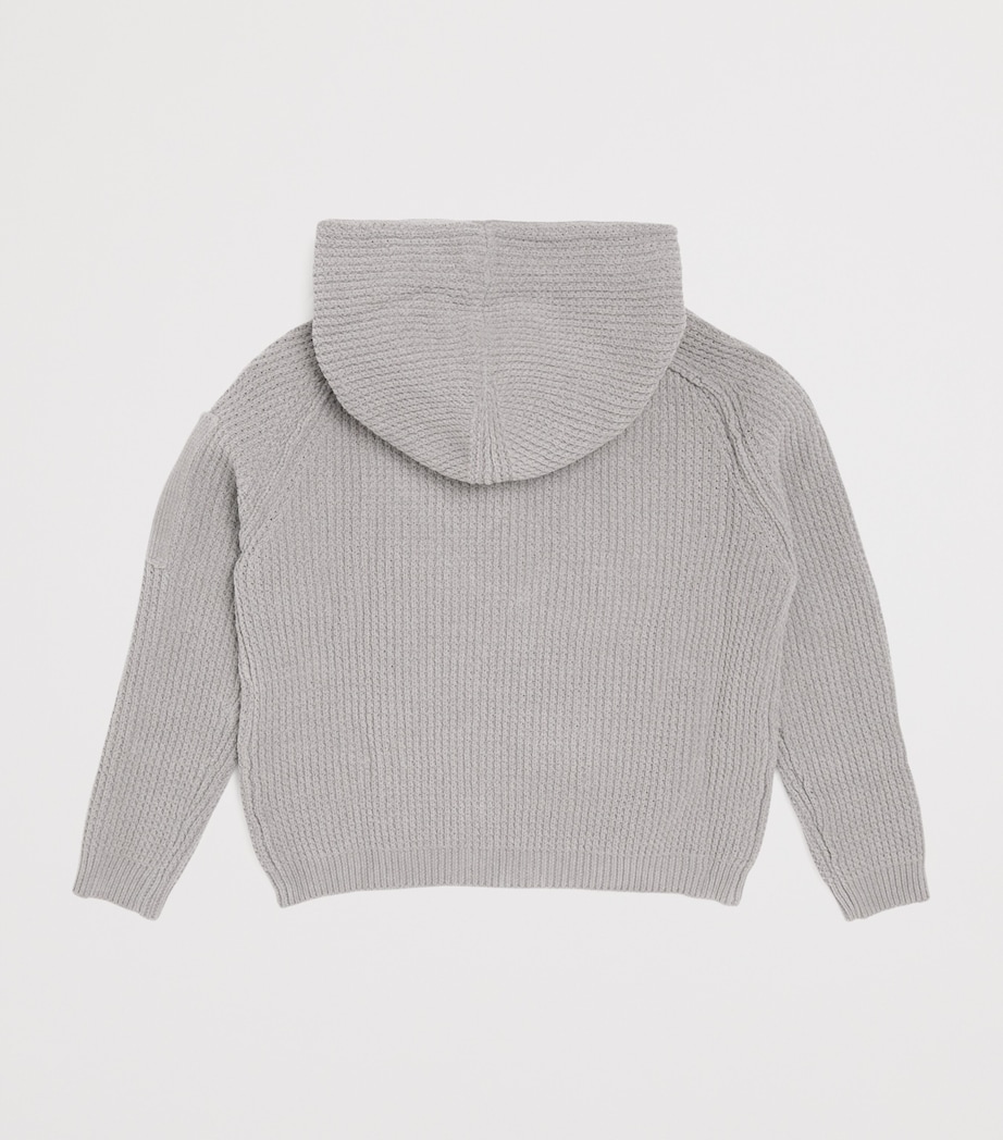 Cotton Goggle-Detail Sweatshirt (4-14 Years) 60379 - LONDON GREY Image 2