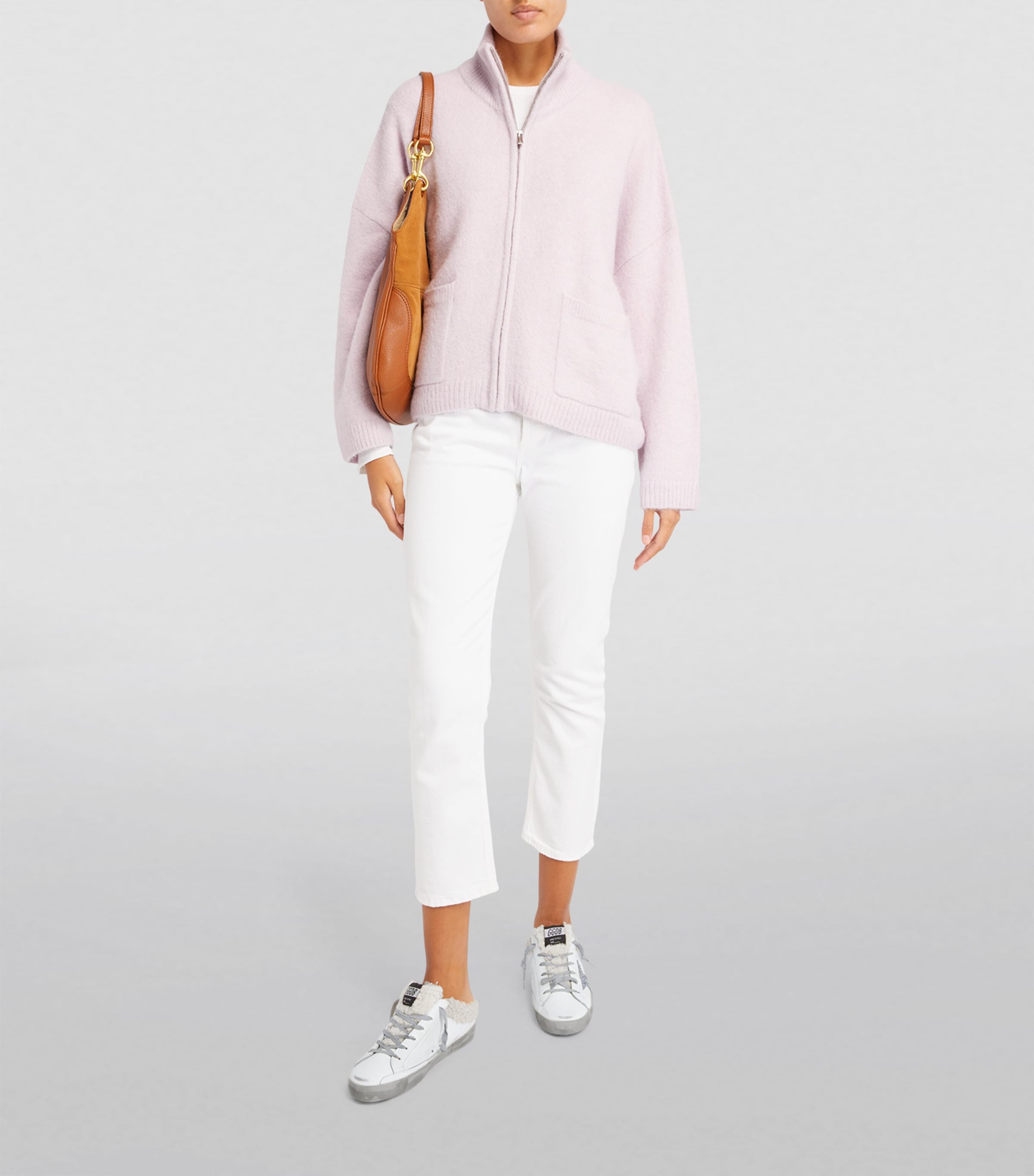 Golden Goose Shearling Superstar Slip-On Sneakers White/oth Image 3