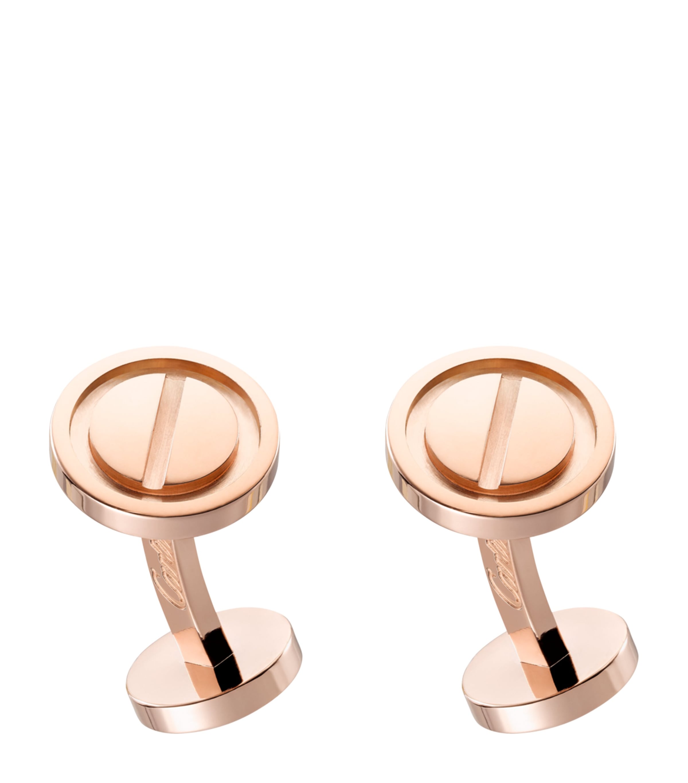 Cartier Rose Gold LOVE Cufflinks Pink Gold Image 1