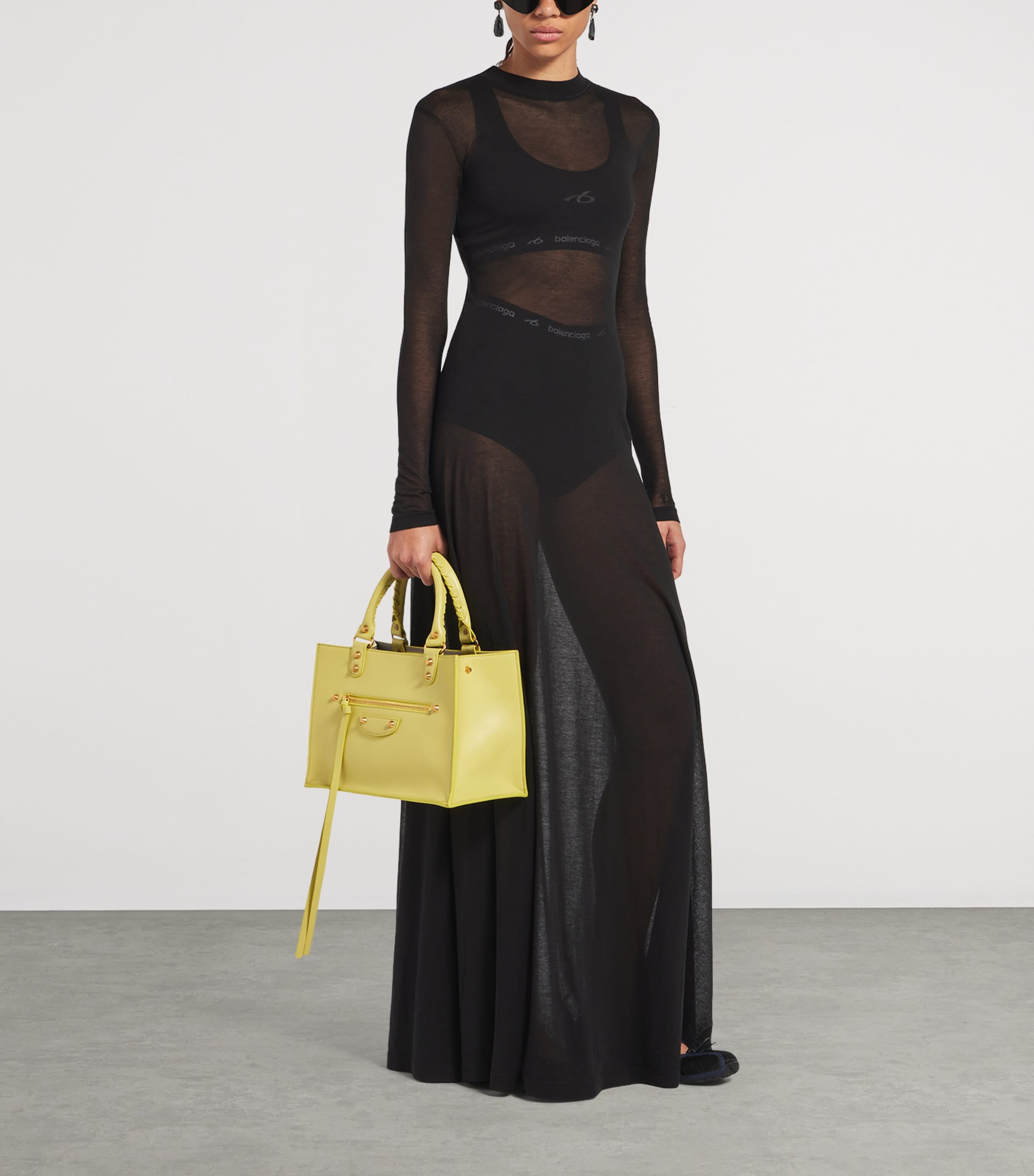 Balenciaga Womens Technical Logo Bra Image 2
