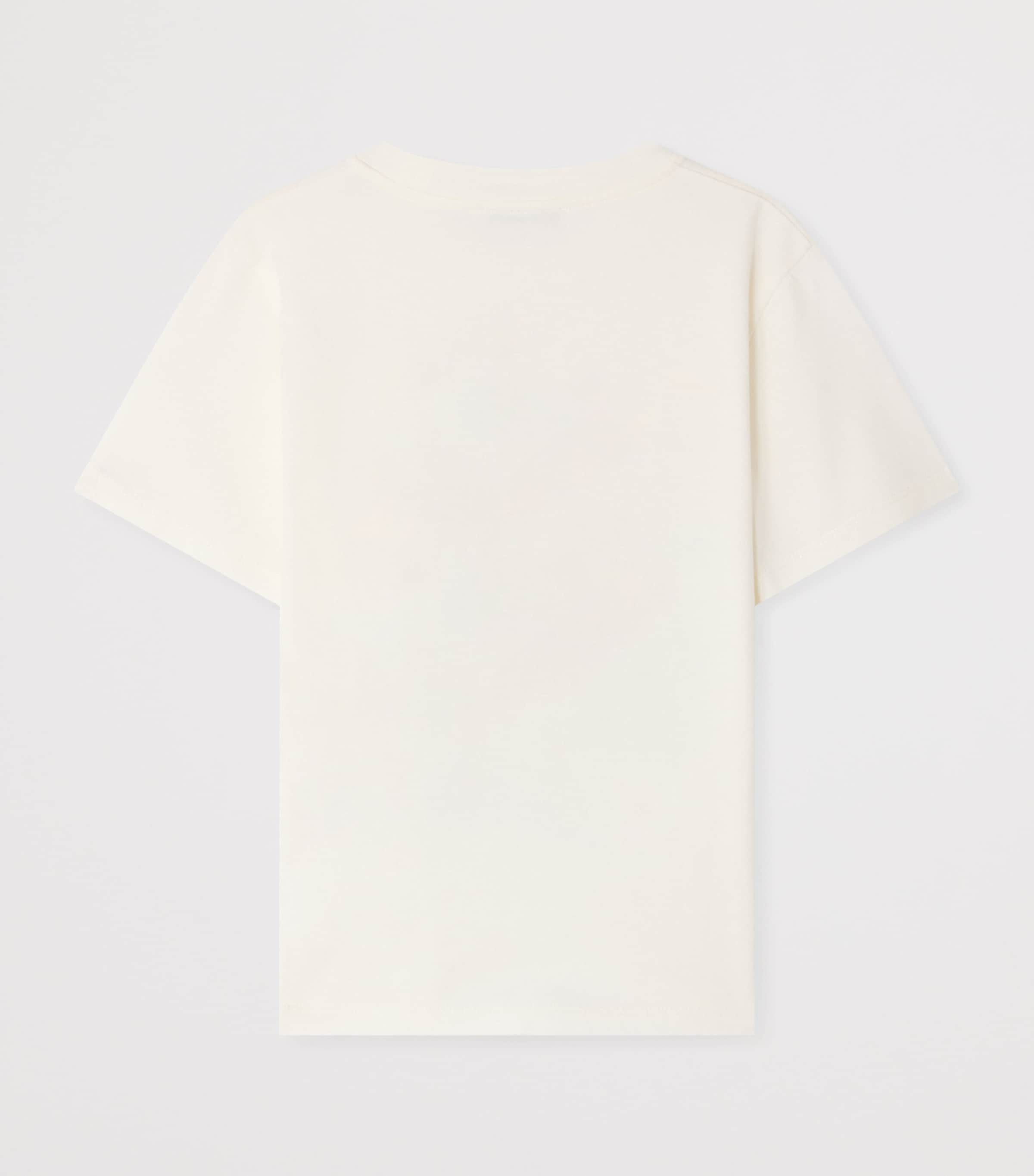 Bonpoint Cotton Graphic Thibald T-Shirt (10-14 Years) Upb Ecru Image 2