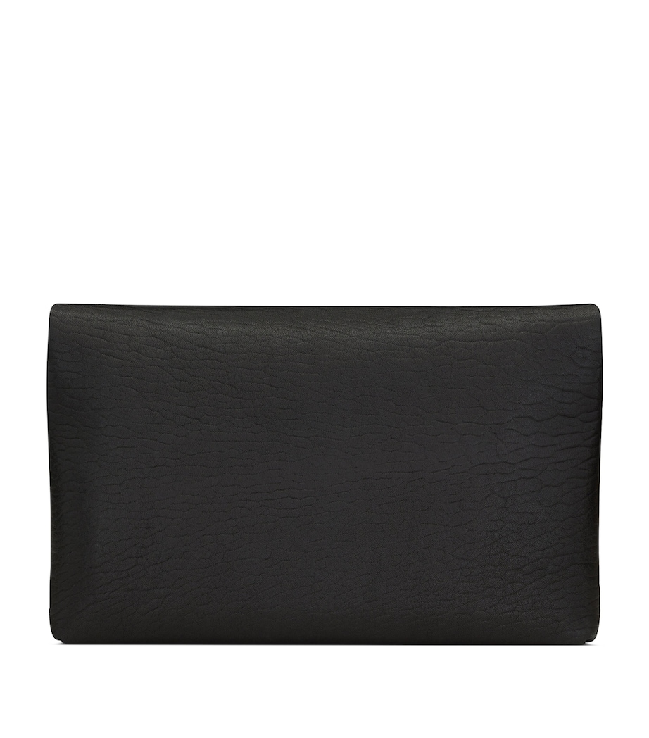 Saint Laurent Leather Cassandre Envelope Pouch Image 2