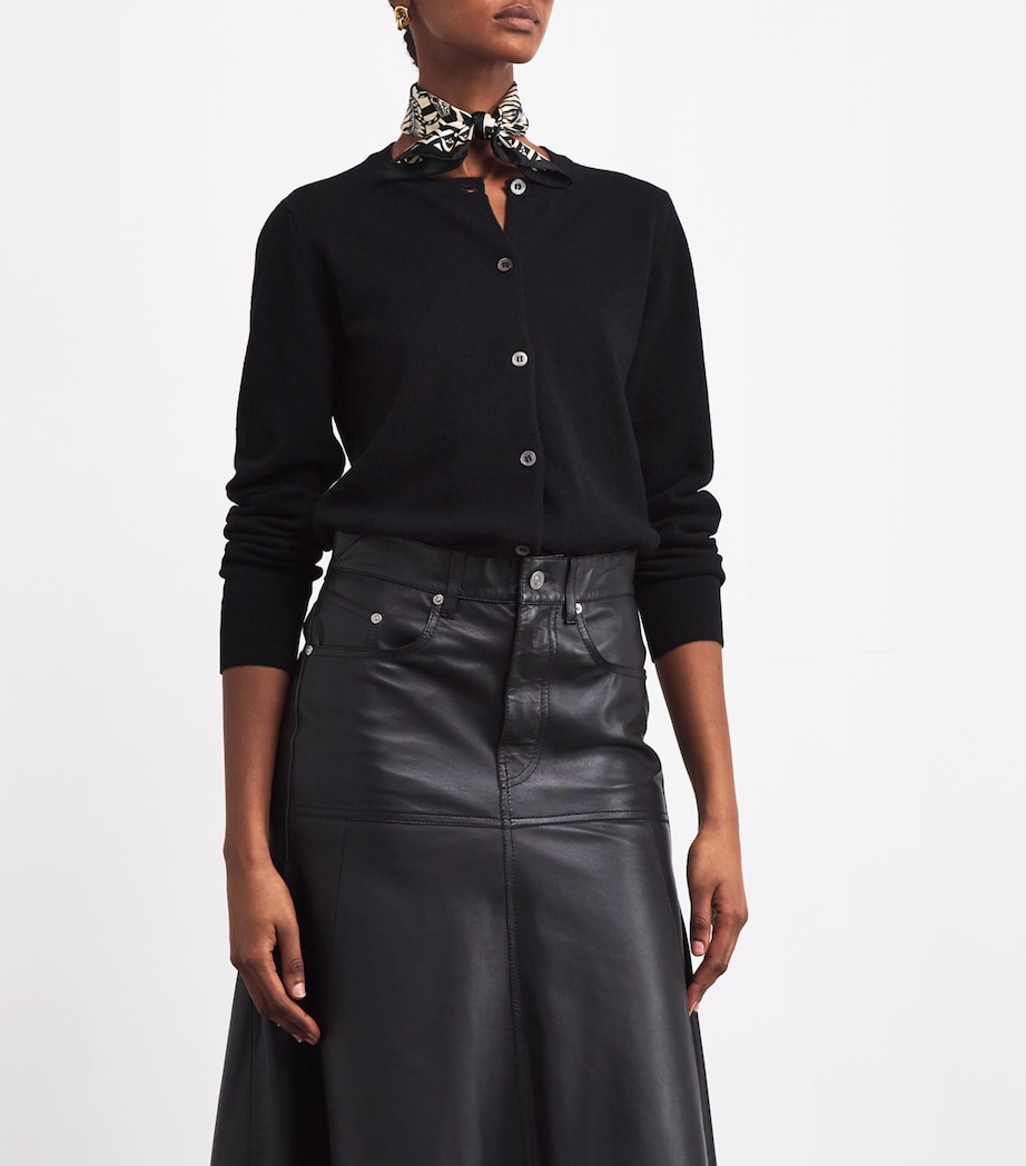 Silk Zebra Print Scarf BLACK Image 4