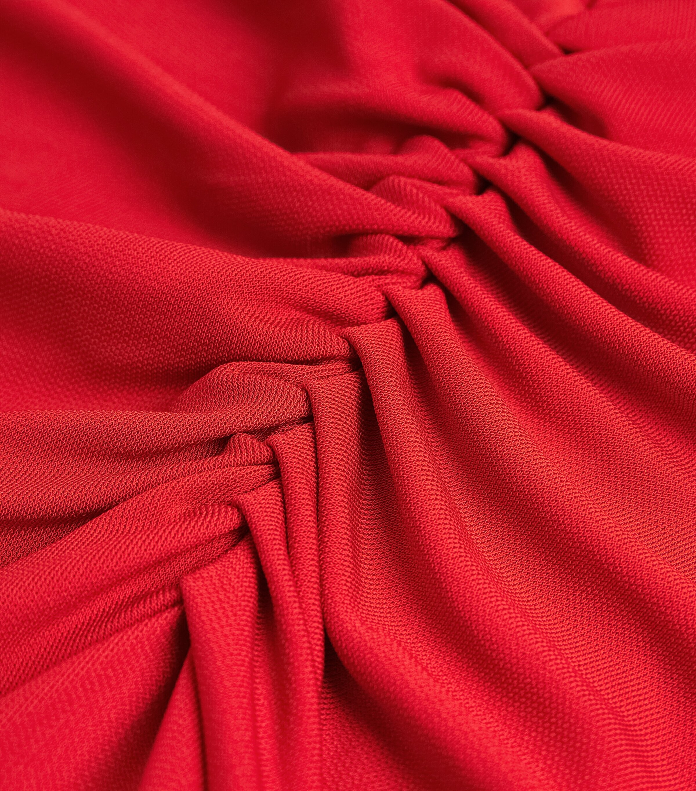 Ruched Acacia Midi Dress CRIMSON Image 5