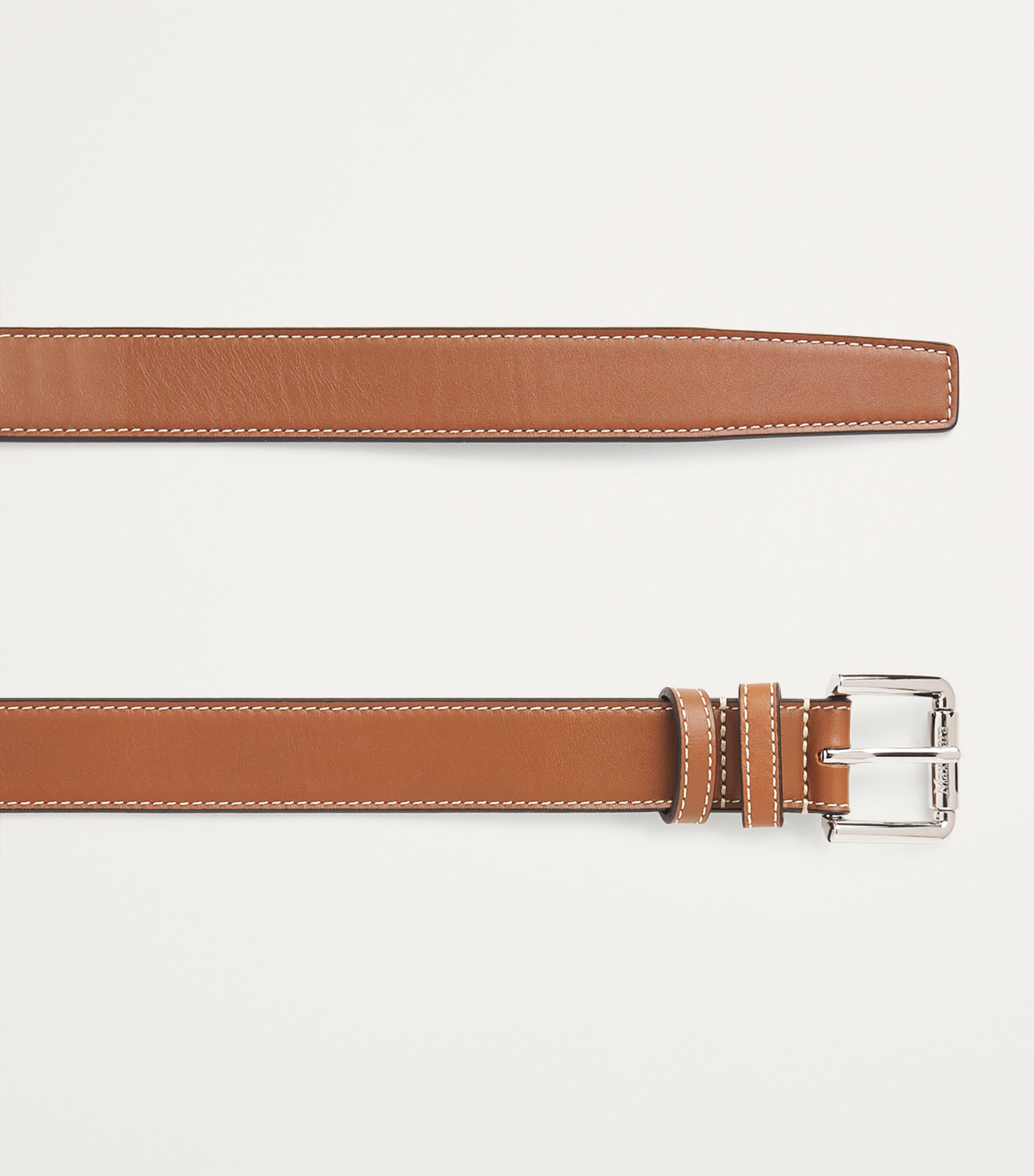 Calfskin Belt TOBACCO Image 4