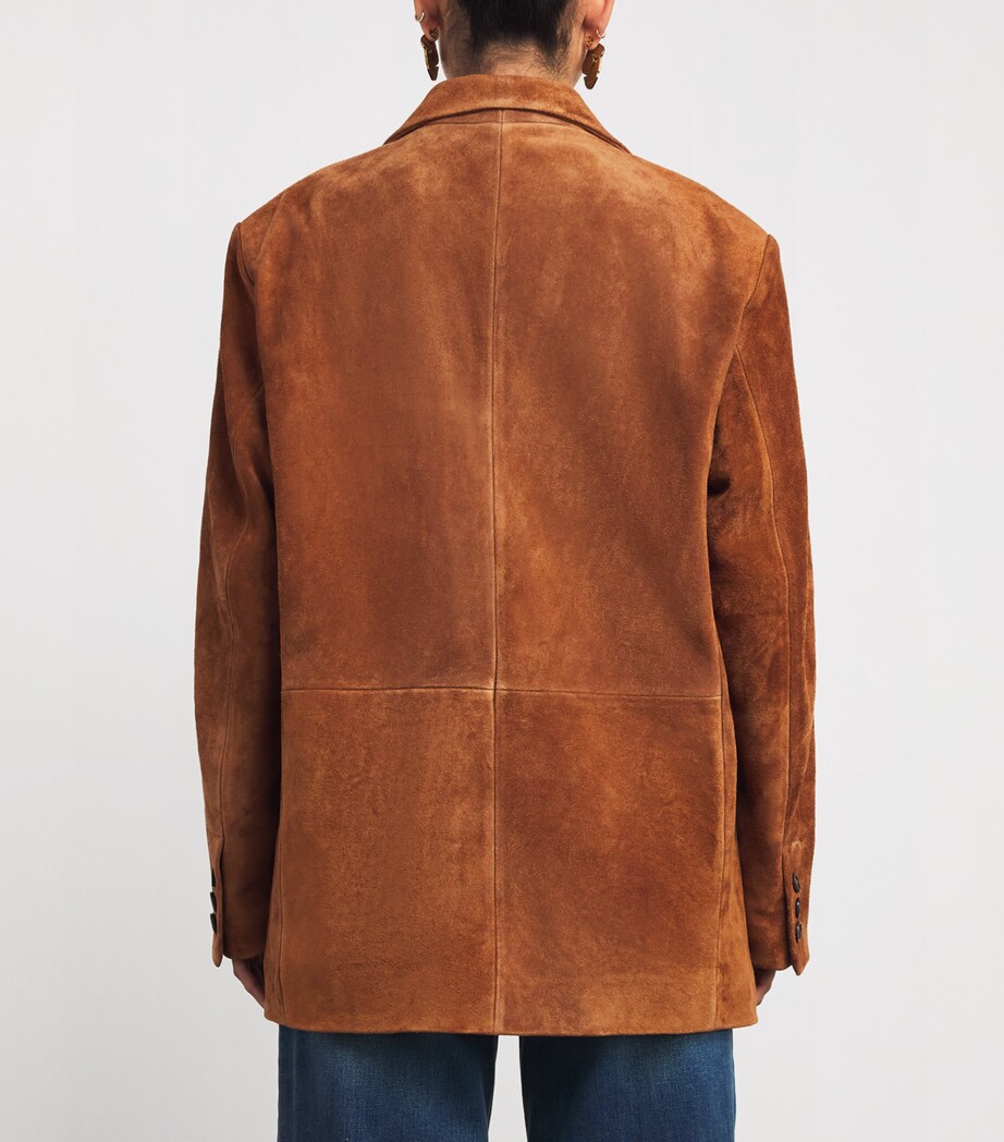 Suede Benny Blazer WHISKEY Image 4