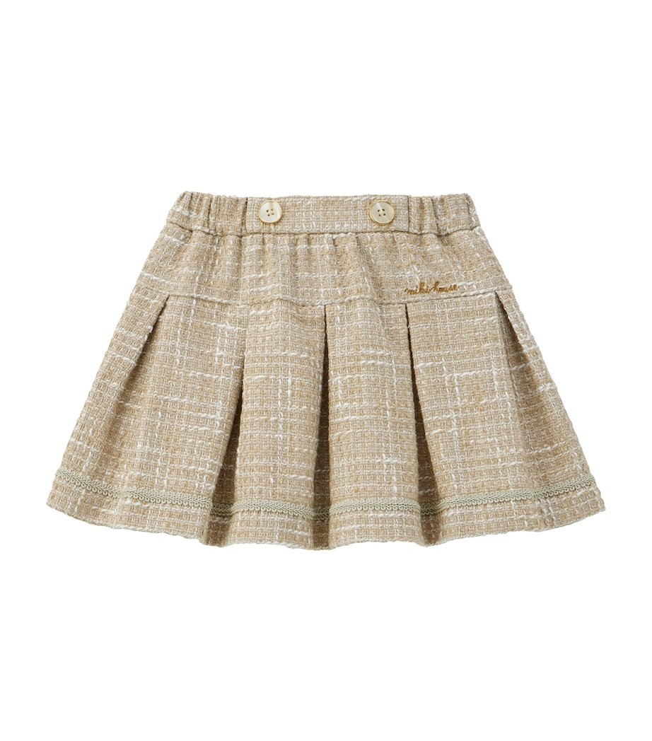 Cotton-Blend Pleated Skirt (3-9 Years) 9 Image 1
