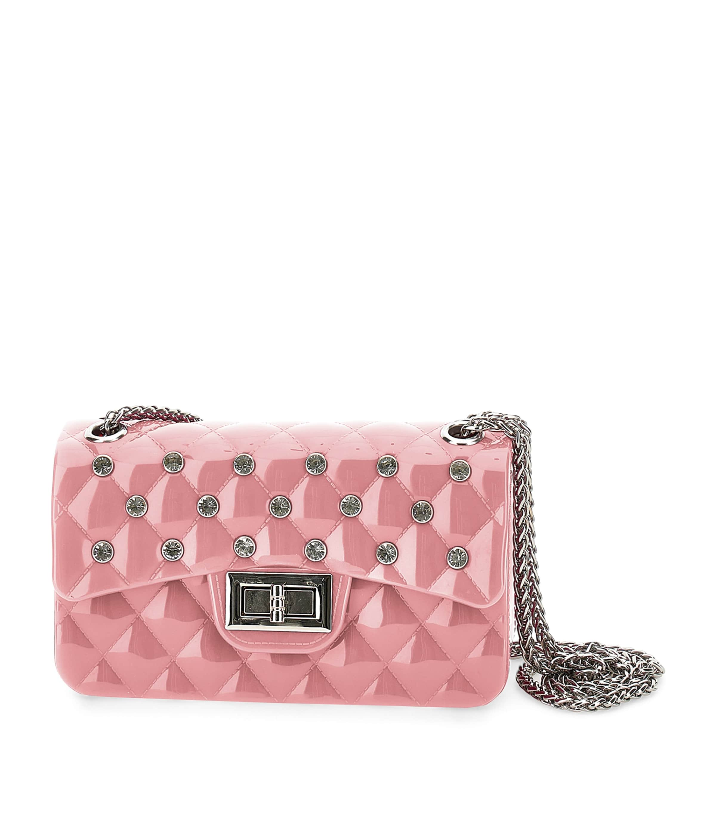 Shop Monnalisa Embellished Quilted Shoulder Bag