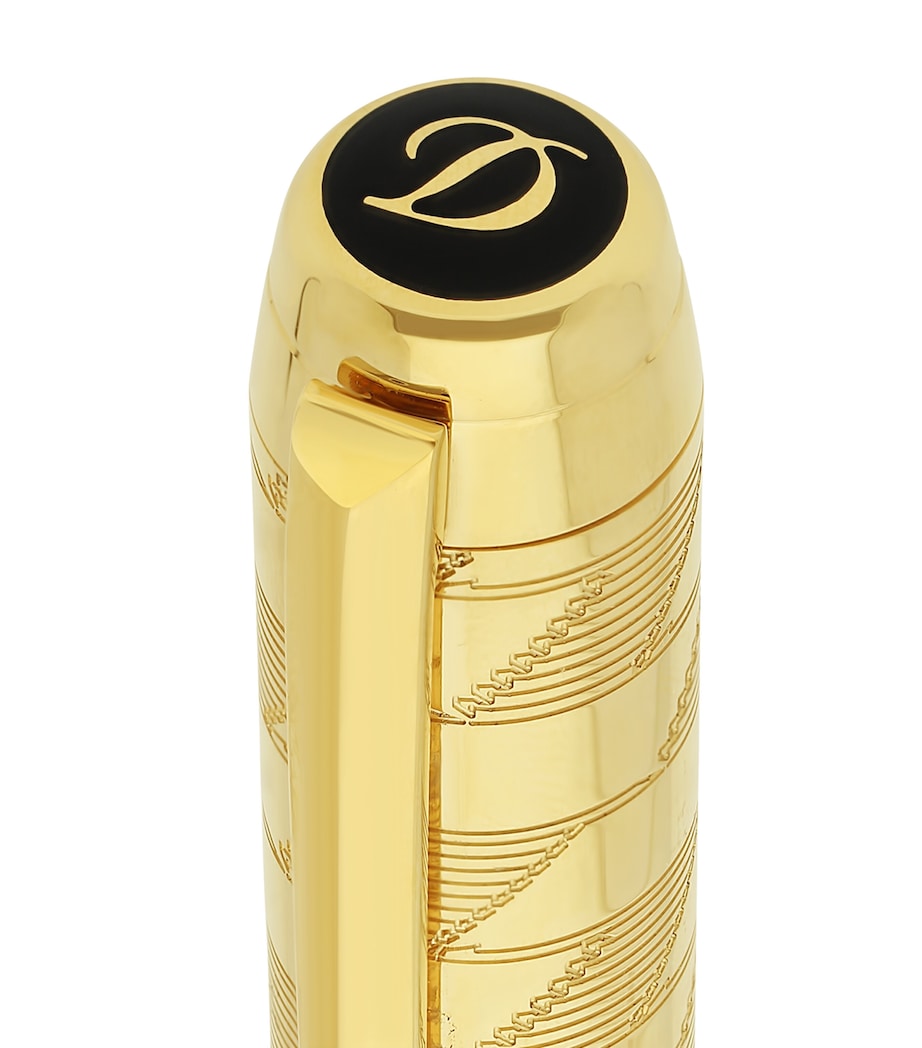 Extra Large Line D Eternity Monogram 1872 Fountain Pen GOLD Image 4