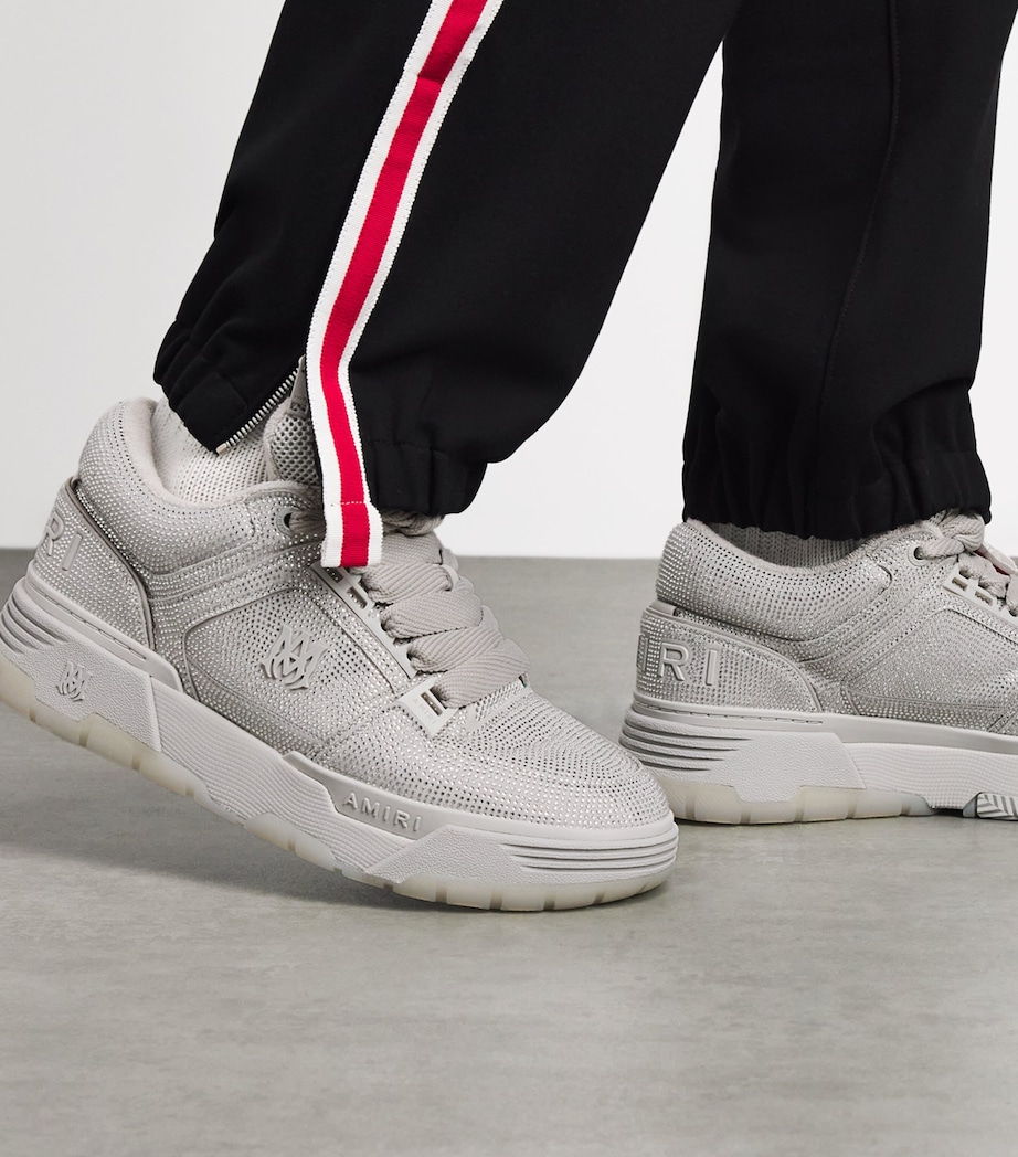 AMIRI Crystal MA-1 Sneakers Silver Grey Image 2