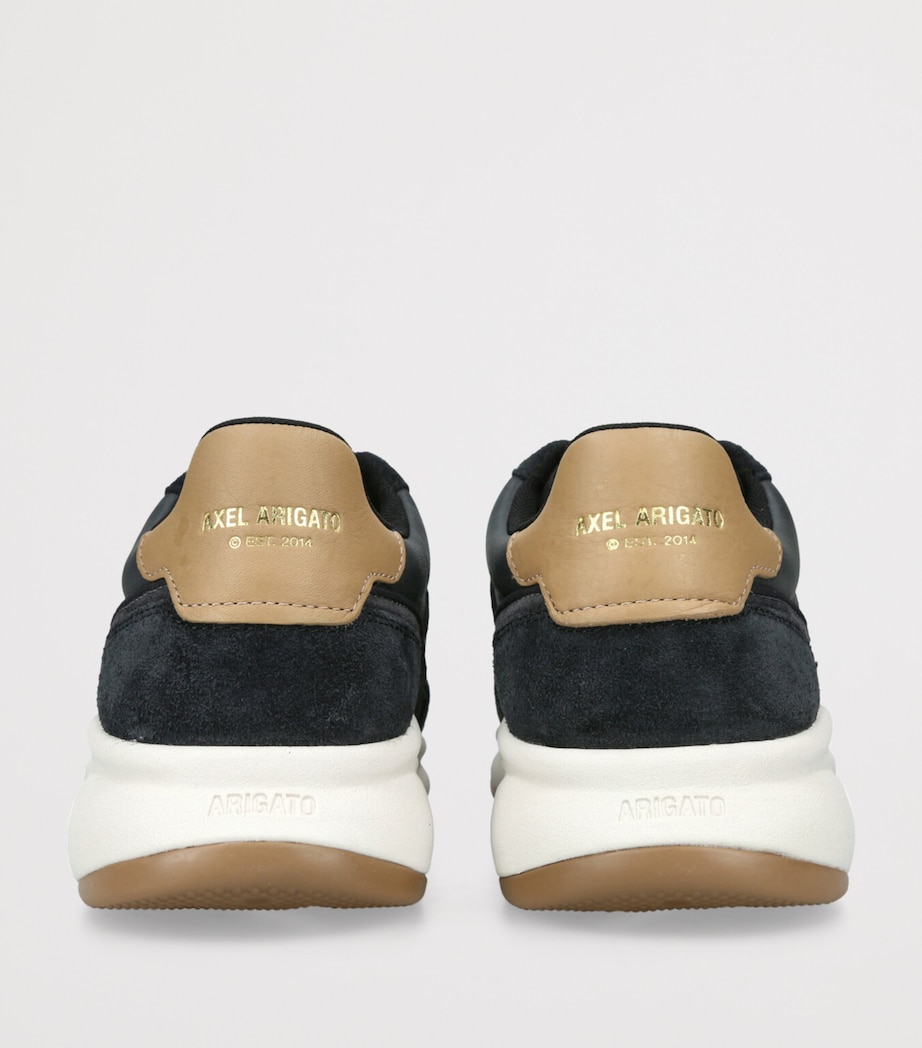 Axel Arigato Leather Genesis Neo Runner Sneakers Blk/brown Image 2