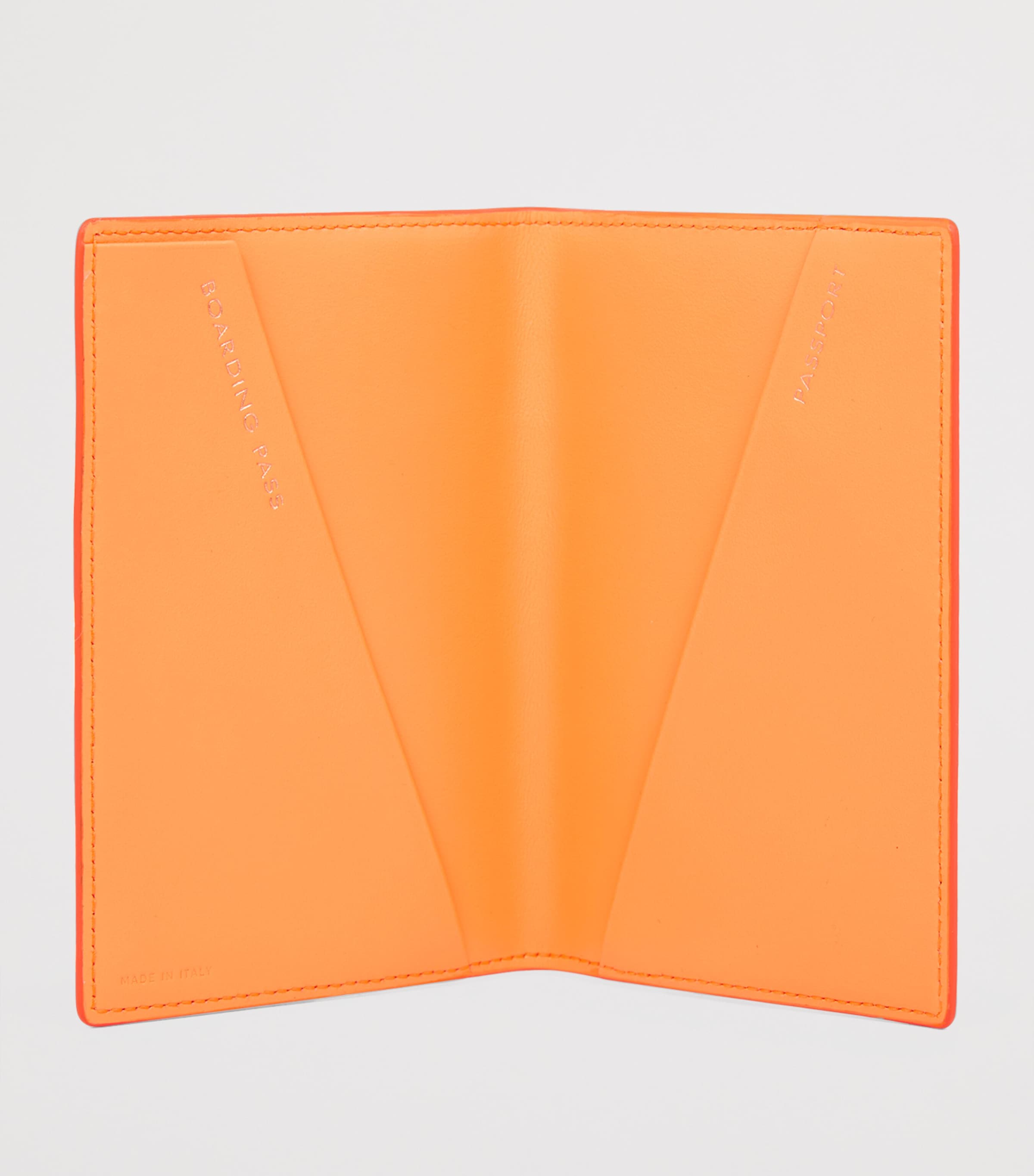 Smythson Calfskin Panama Passport Cover Light Orange Image 2