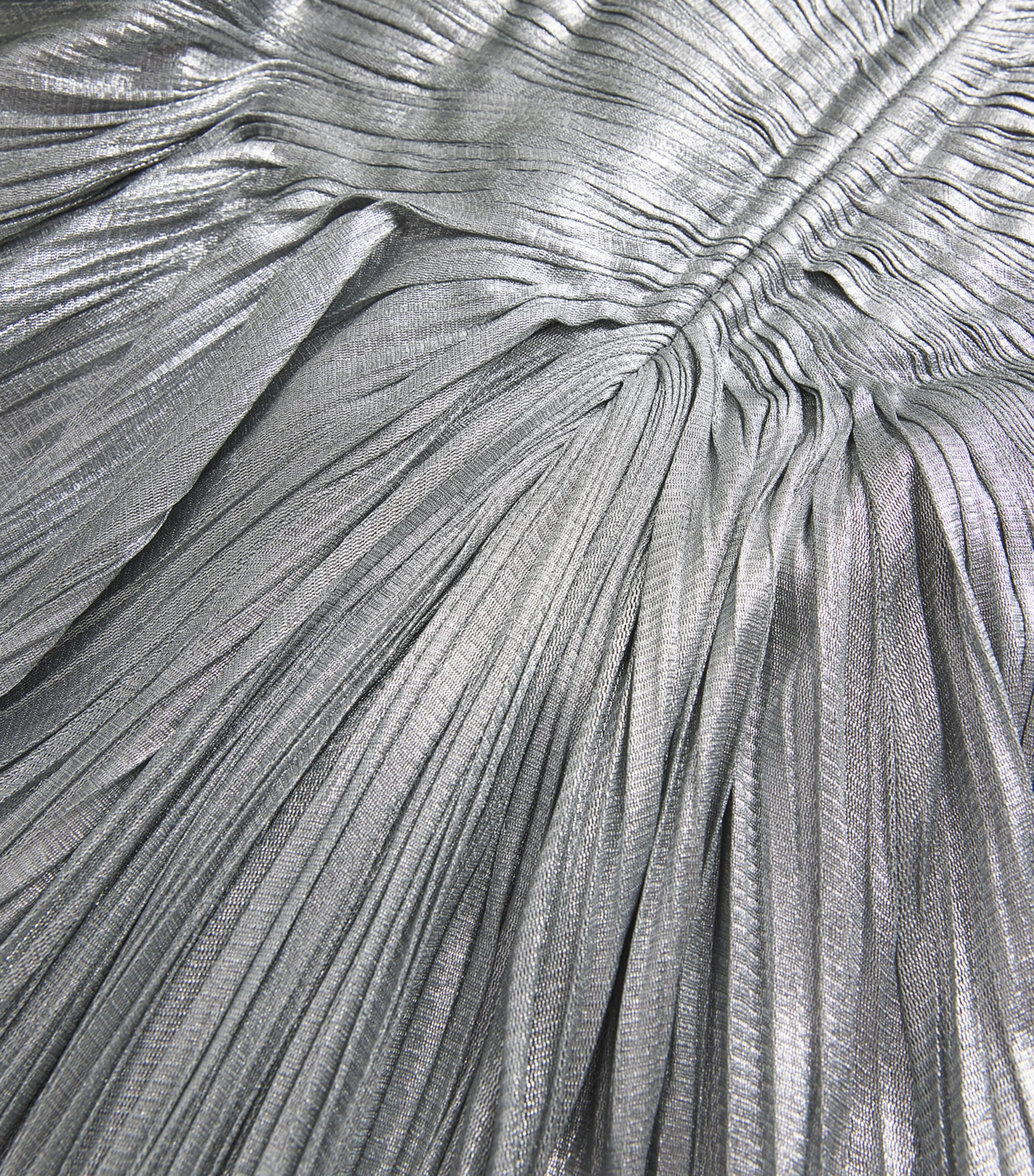 Silk Alessandra Maxi Dress ICE BLUE Image 5