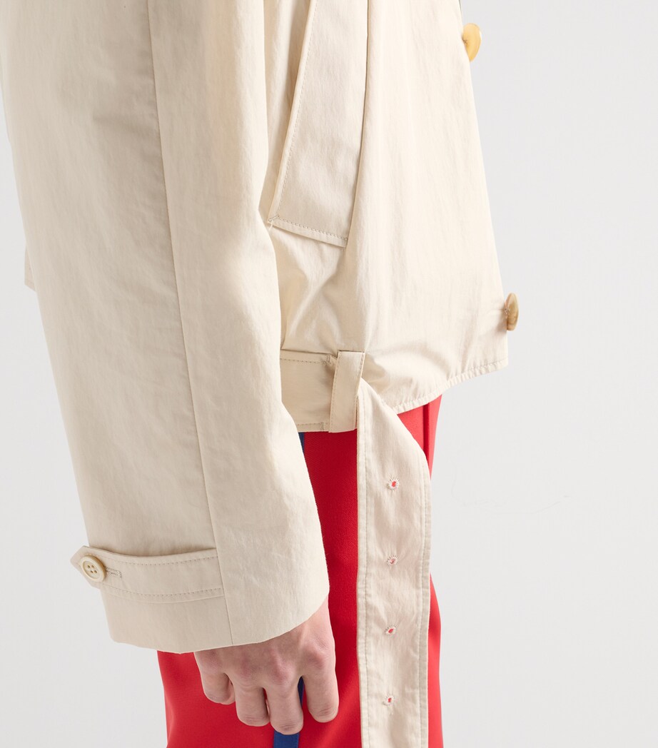 Cotton Belted Jacket F0K74 Image 4