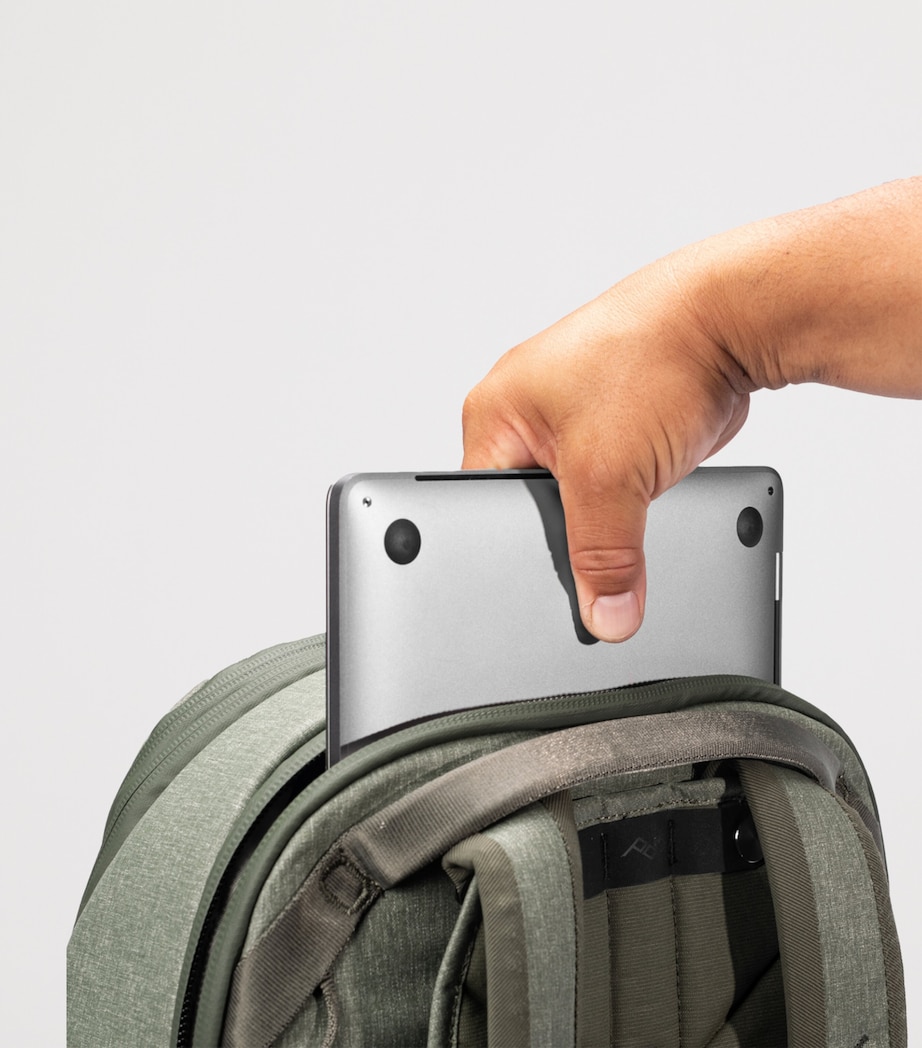 Canvas Expandable Travel Backpack SAGE Image 9