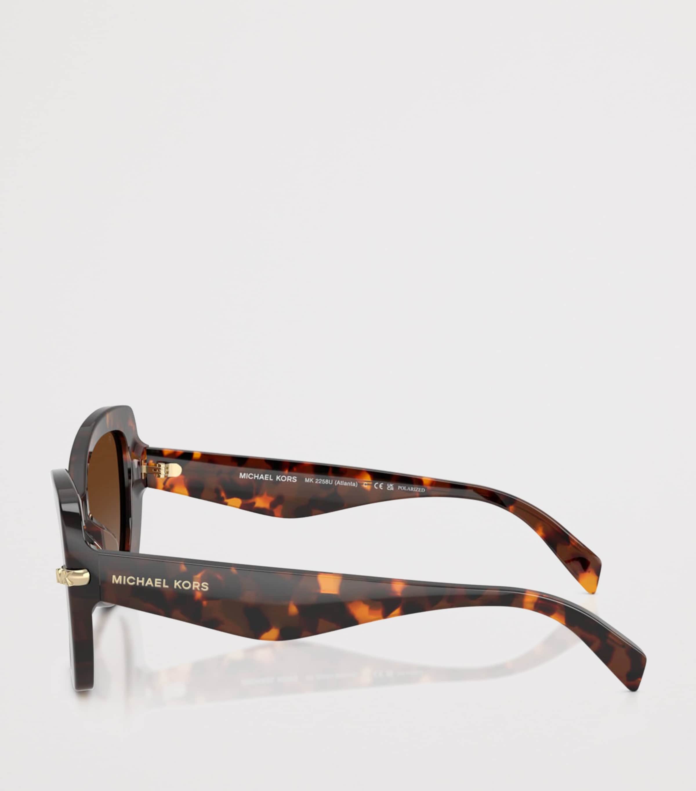 Michael Kors Atlanta Butterfly Sunglasses Brown Image 3