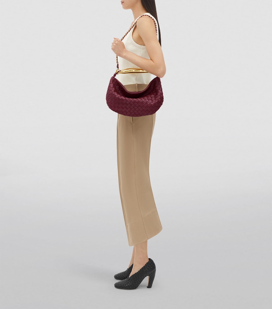Small Leather Sardine Chain Top-Handle Bag 2250 Image 2