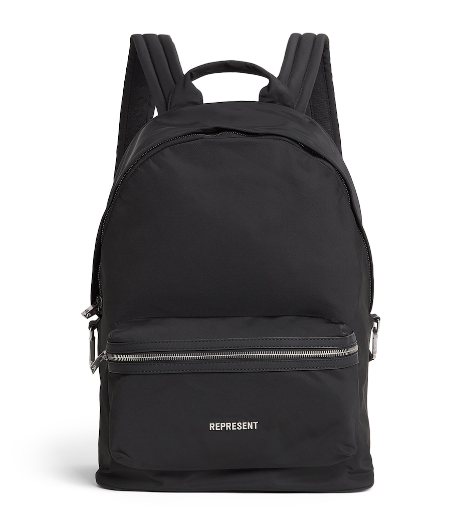 Nylon Logo Backpack BLACK Image 1