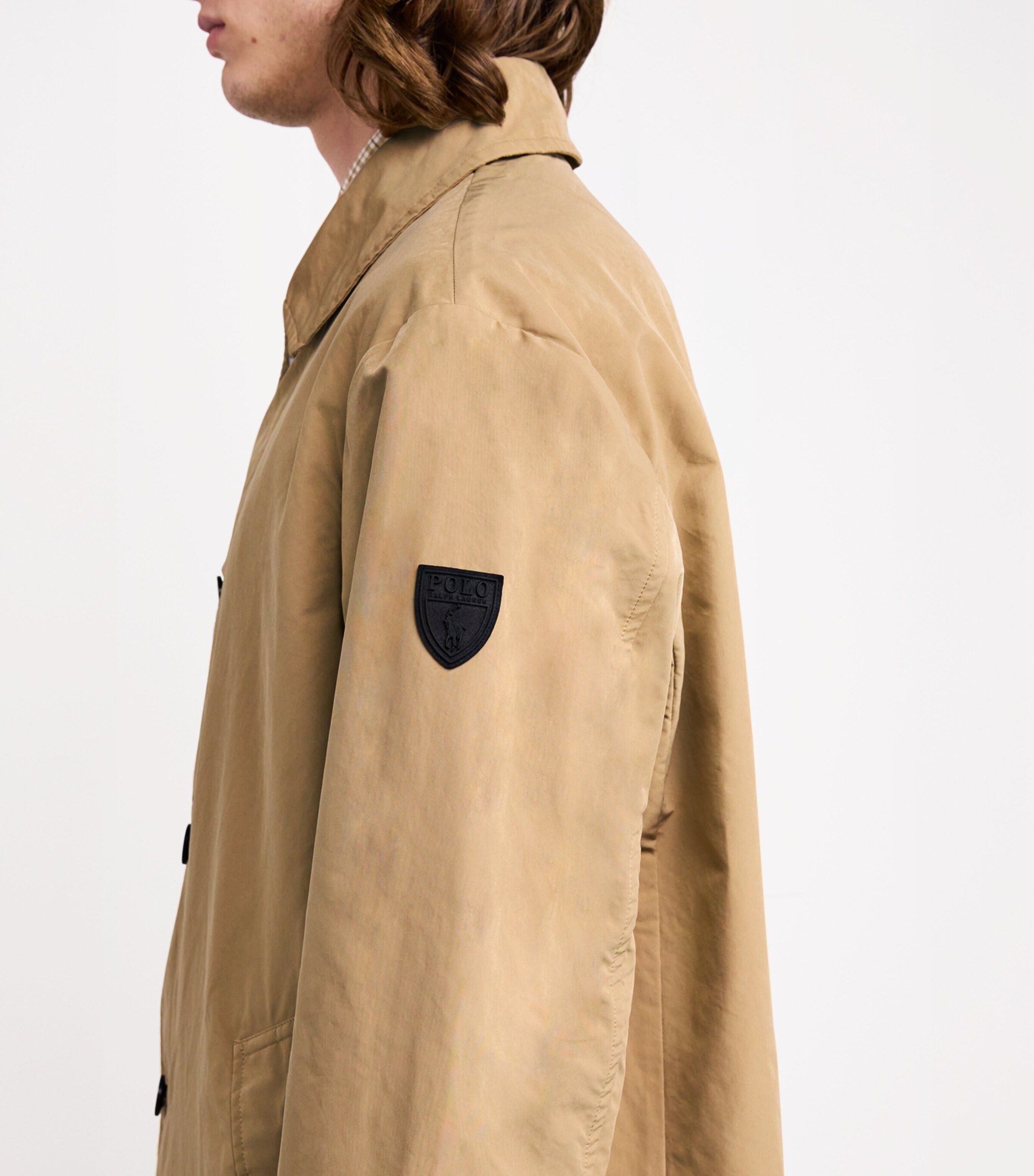 Polo Ralph Lauren Mens Pearson Car Coat Beige/khaki Image 6