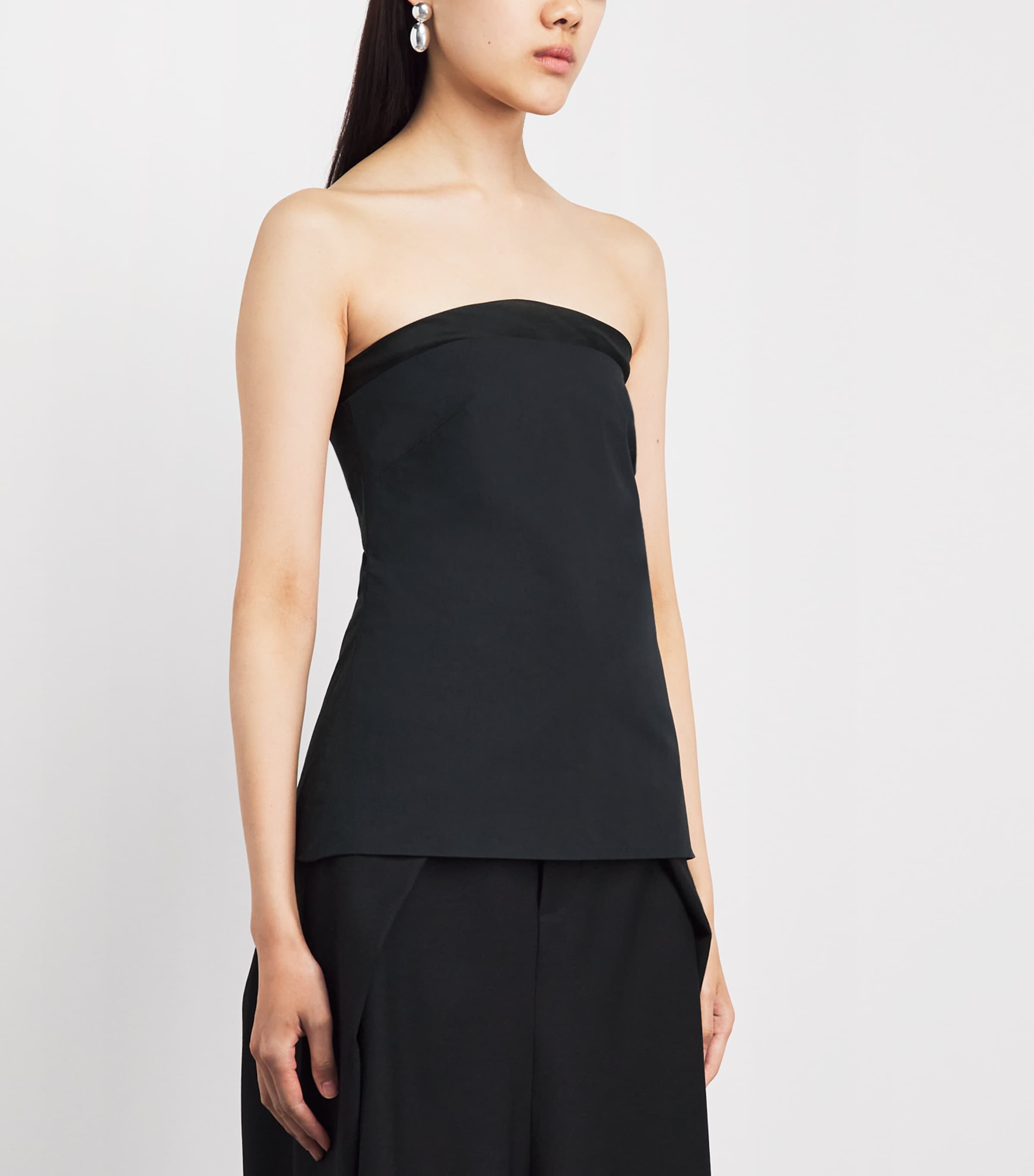 Voranida Womens Cotton Tyla Tube Top Black Image 4