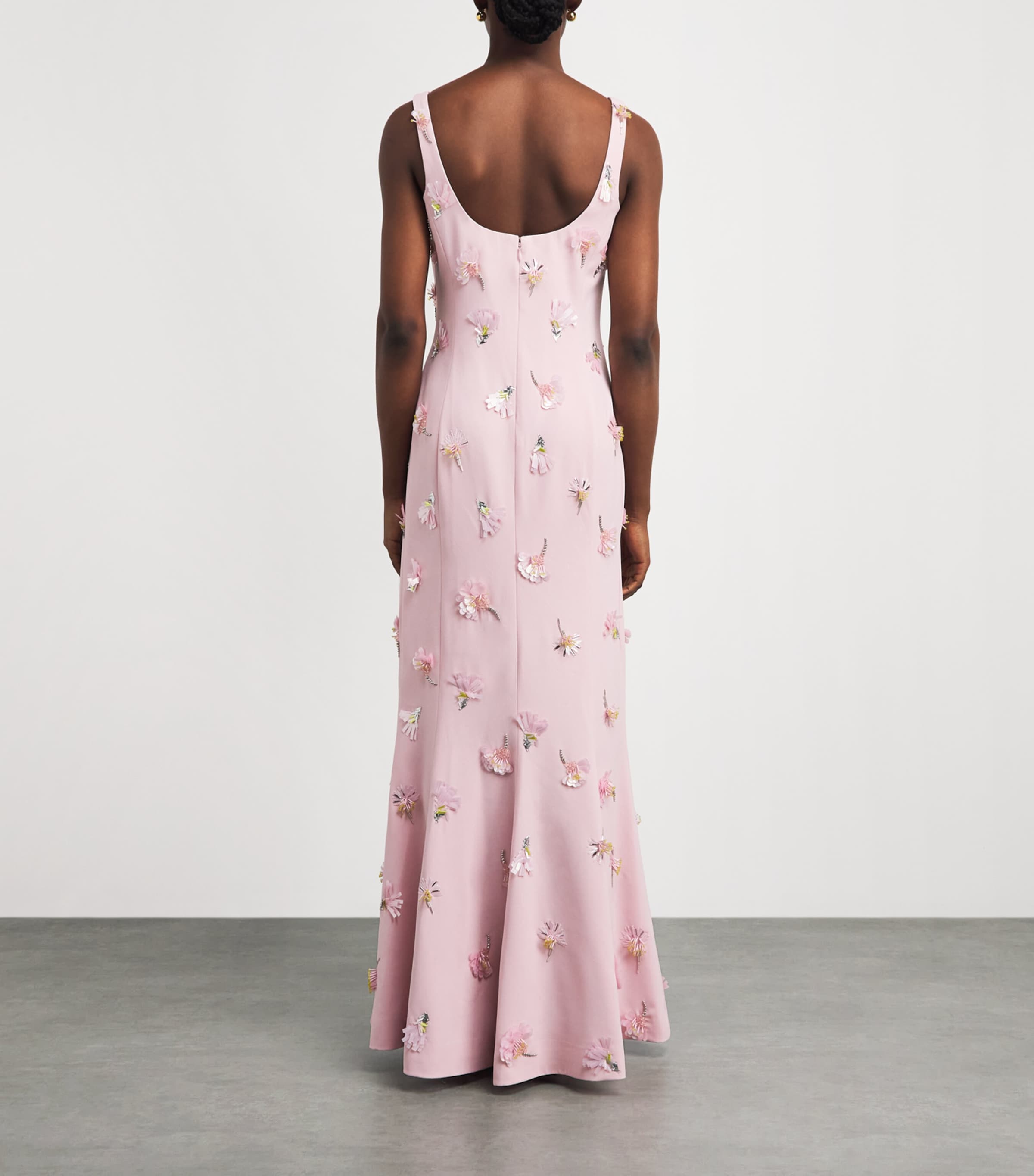 Simkhai Womens Embellished Briella Gown Daisy Image 4