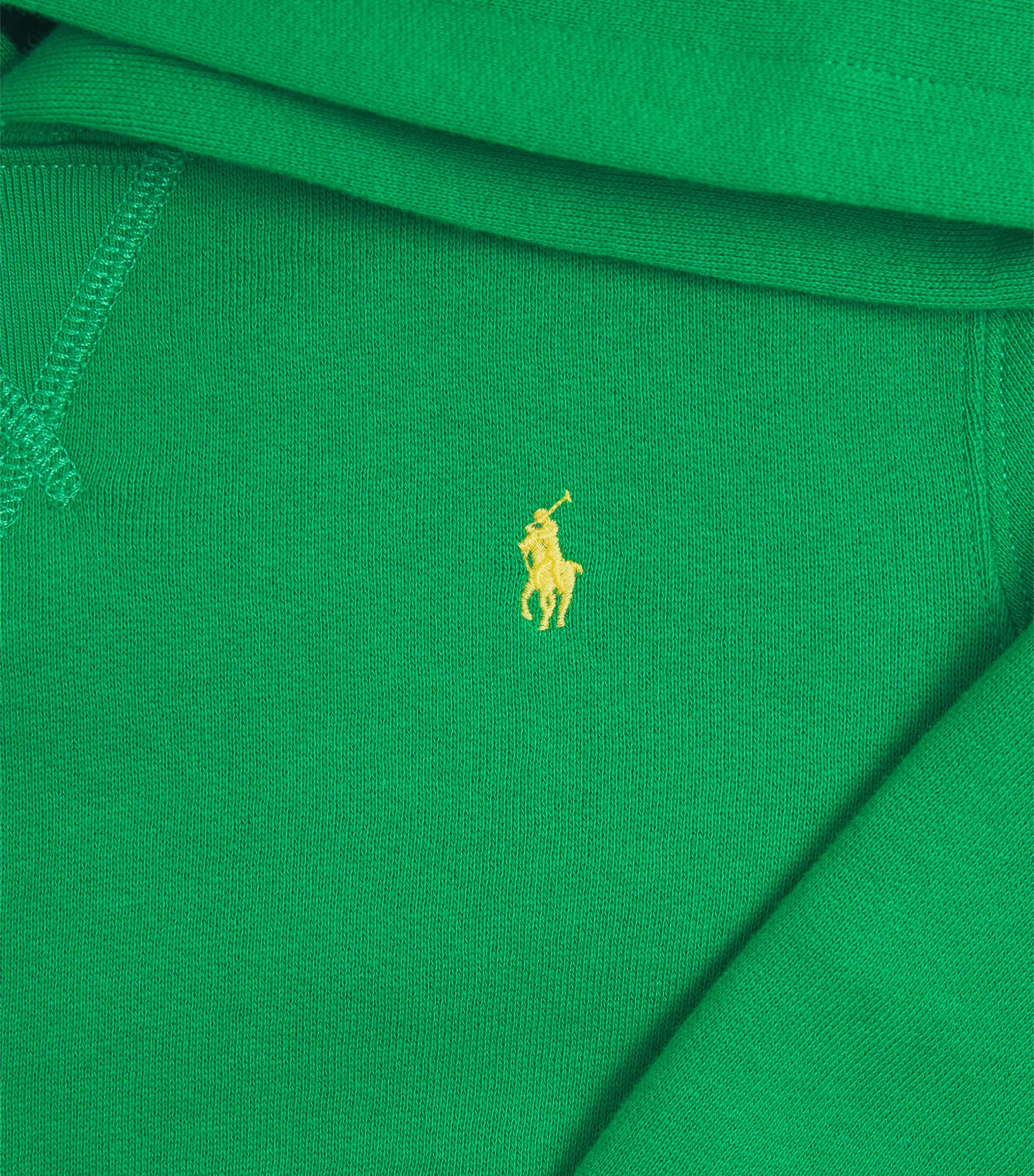 Cotton-Blend Polo Pony Hoodie (2-7 Years) GREEN Image 3
