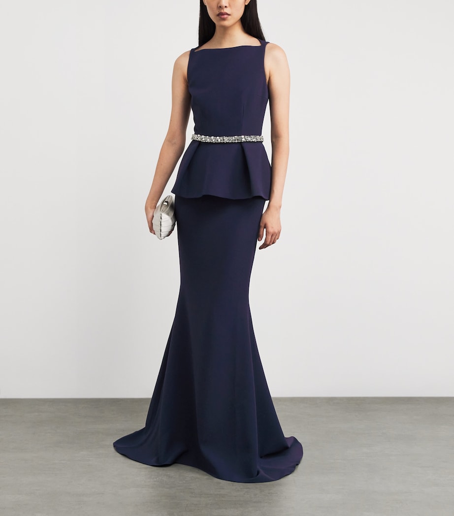 Crystal-Embellished Carter Gown MARITIMEW/ CRYSTAL Image 2