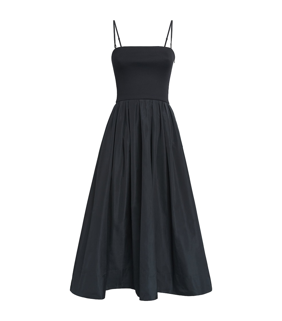 Strapless Midi Dress BLACK Image 1
