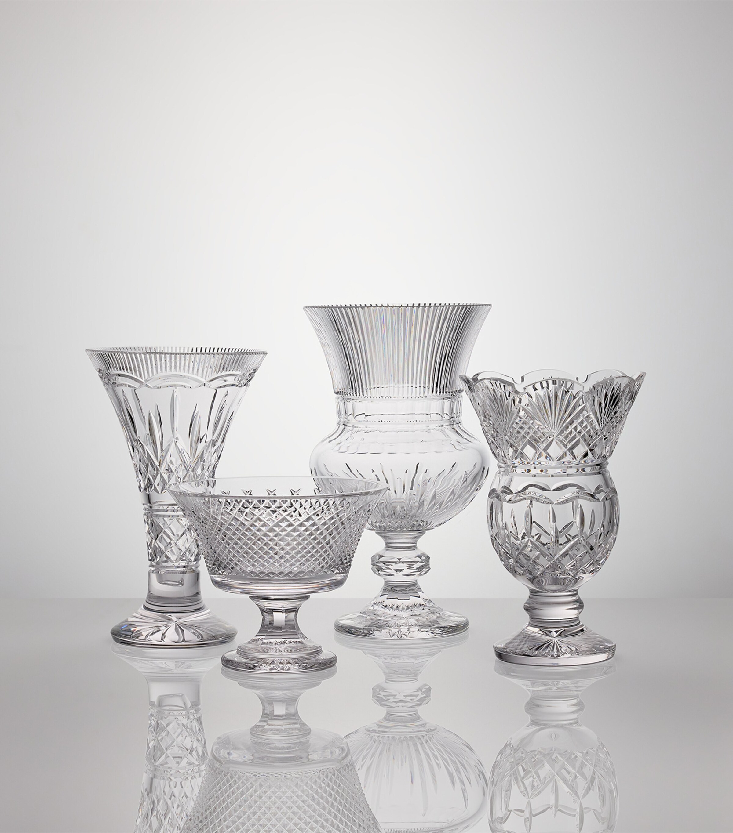 Mastercraft Heritage Eileen Centrepiece (41cm) CLEAR Image 2