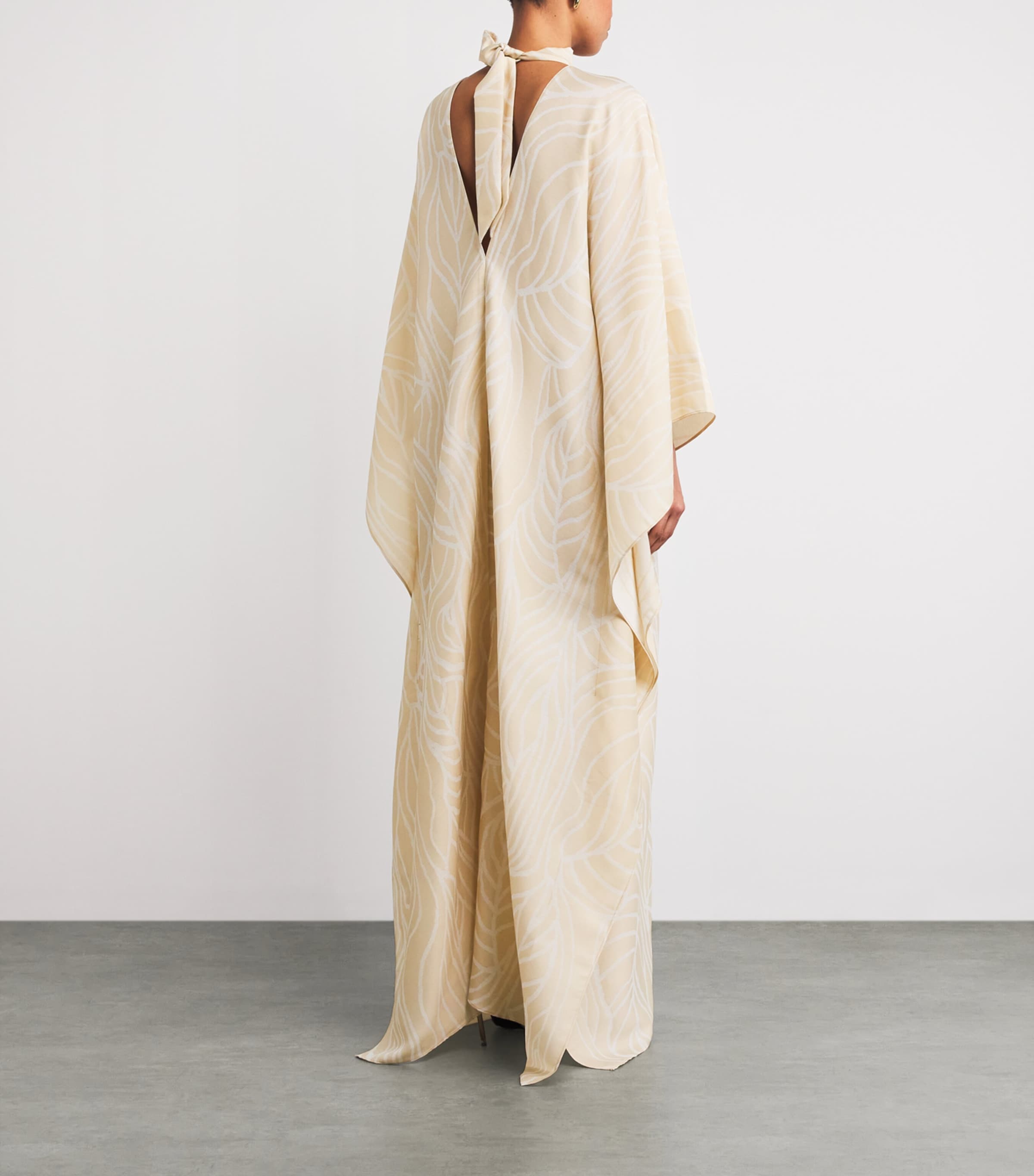 Printed OOO Kaftan Dress IVORY-STUCCO Image 3