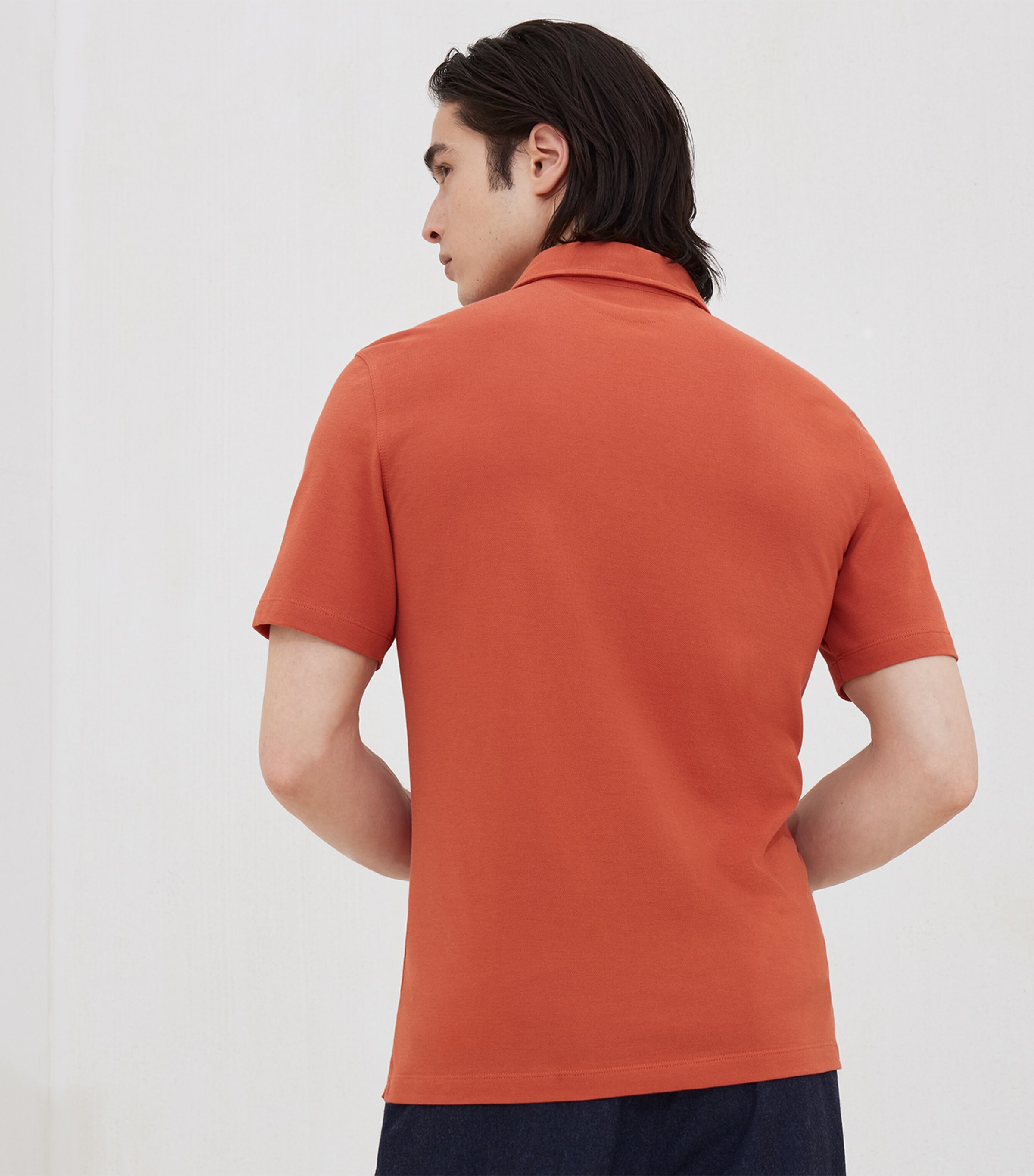 Cotton Piqué Polo Shirt C3992 Image 3