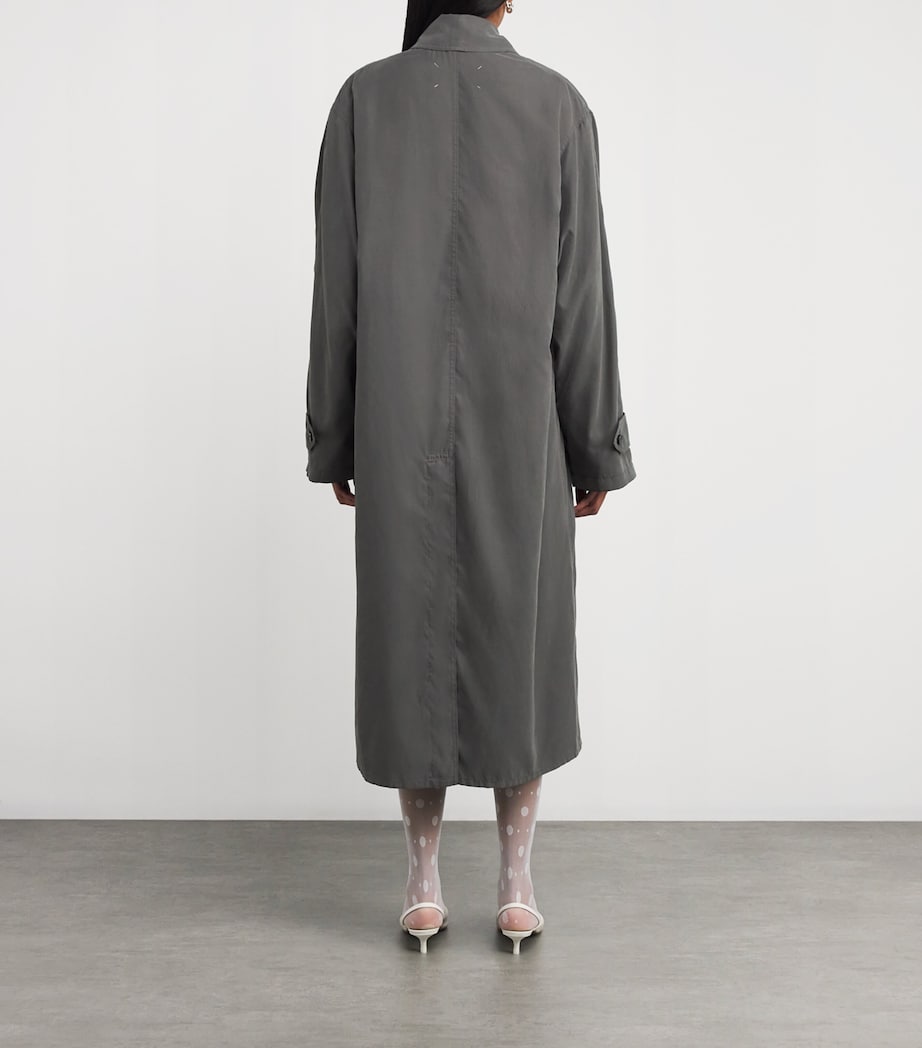 Trench Coat 854 DARK GREY Image 4